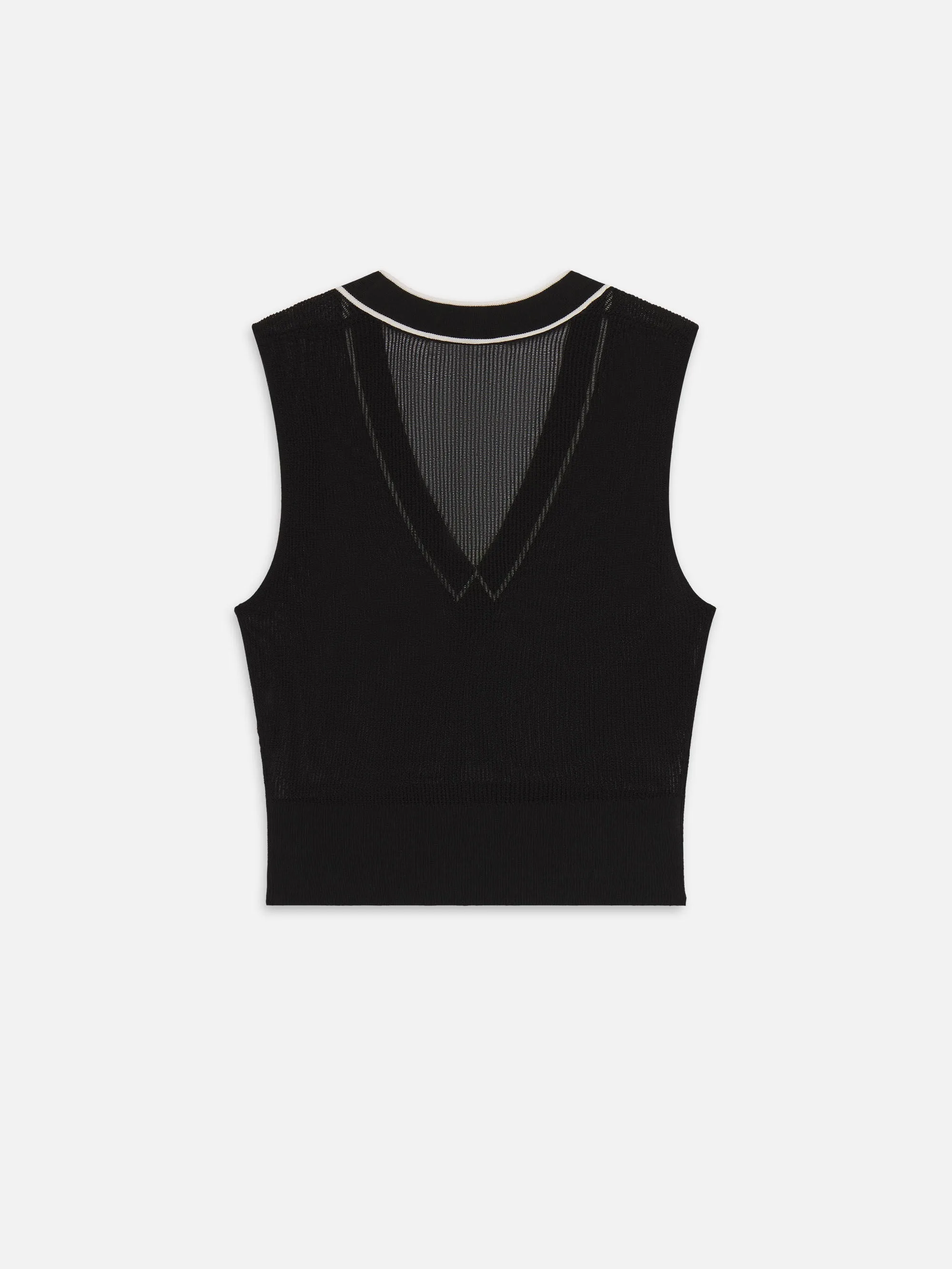 The Varsity Vest -- Black Multi sold by Frame Denim product image thumbnail 4