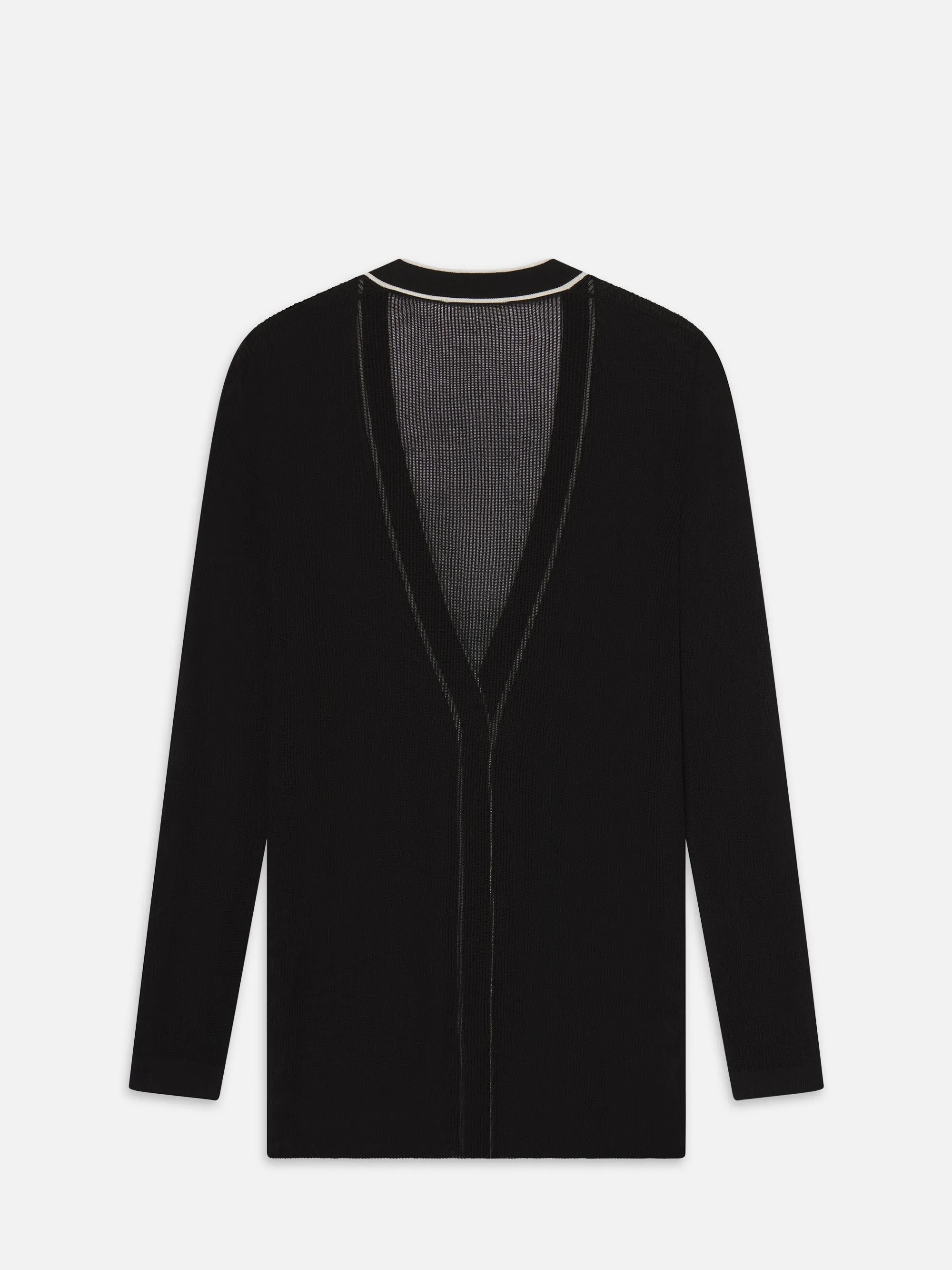 The Varsity Cardigan -- Black Multi sold by Frame Denim product image thumbnail 4