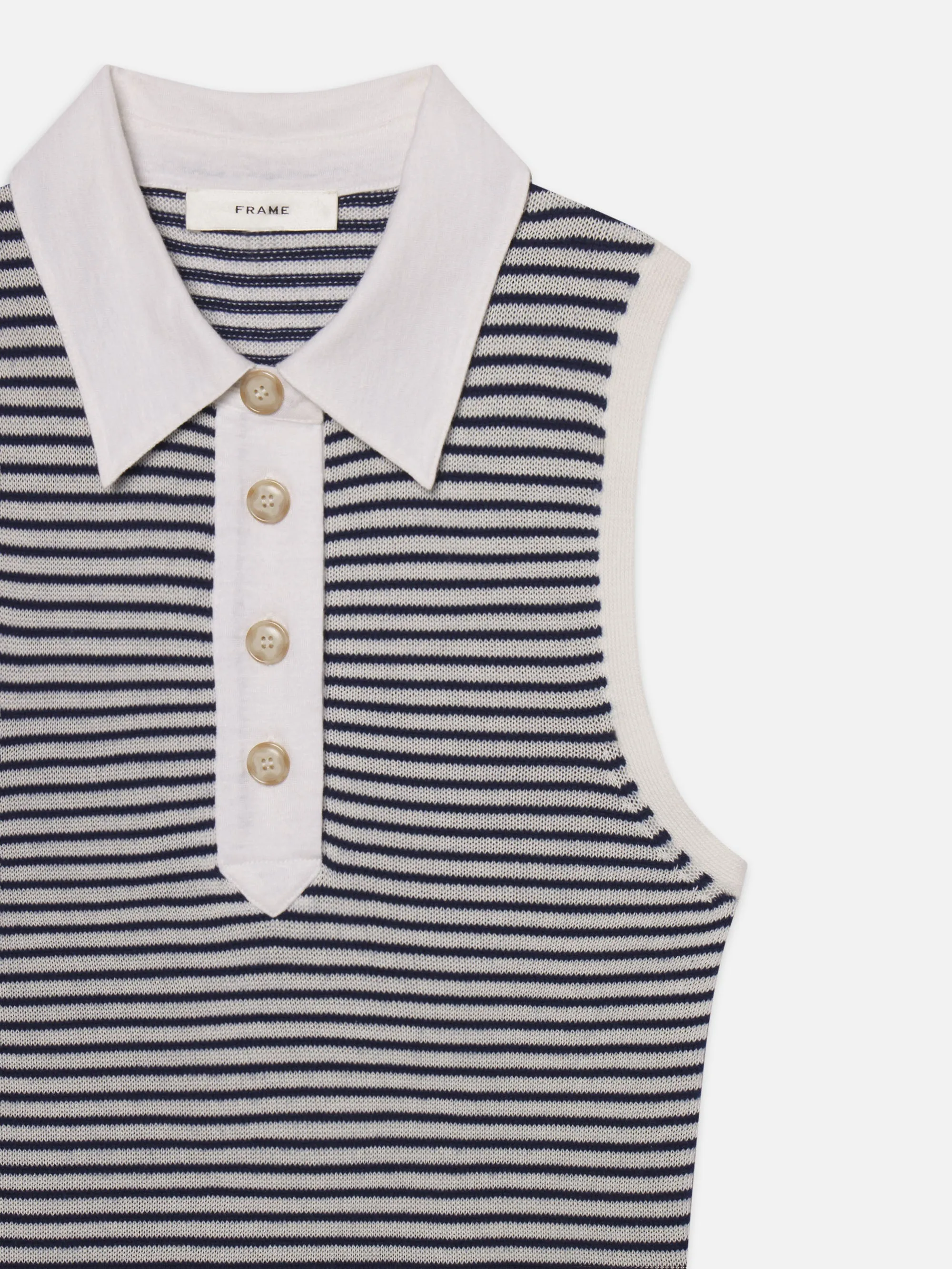 The Bold Stripe Dress -- Navy Multi sold by Frame Denim product image thumbnail 3