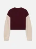 Sotheby’s Women's Cashmere Sweater -- Burgundy Multi sold by Frame Denim