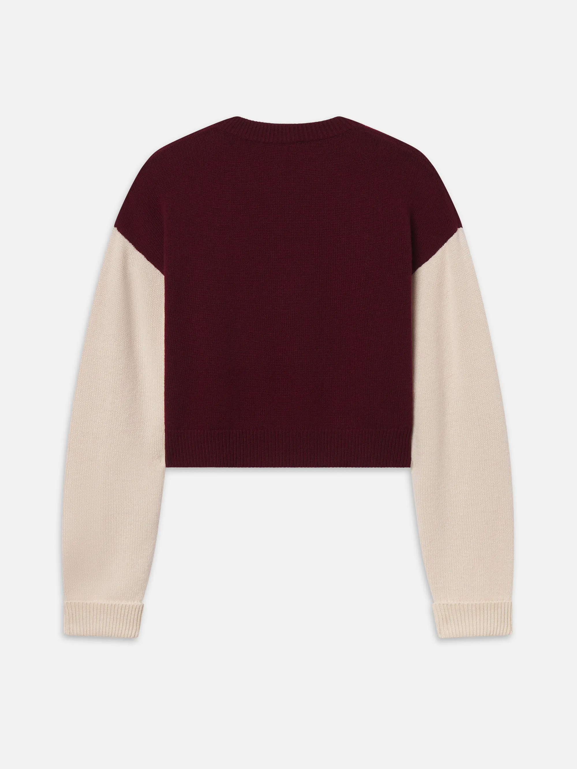 Sotheby’s Women's Cashmere Sweater -- Burgundy Multi sold by Frame Denim product image thumbnail 3
