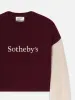 Sotheby’s Women's Cashmere Sweater -- Burgundy Multi sold by Frame Denim