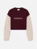 Sotheby’s Women's Cashmere Sweater -- Burgundy Multi sold by Frame Denim