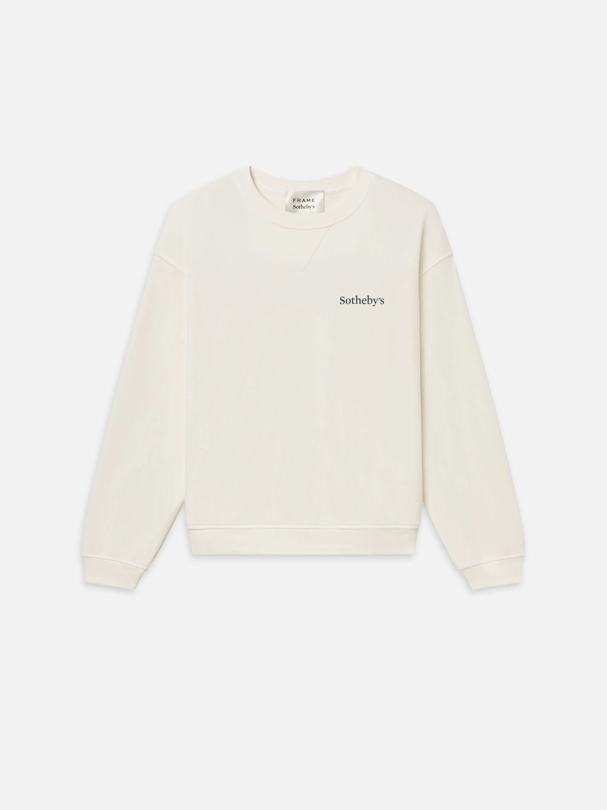 Sotheby's Unisex Crewneck Sweatshirt -- Cream sold by Frame Denim