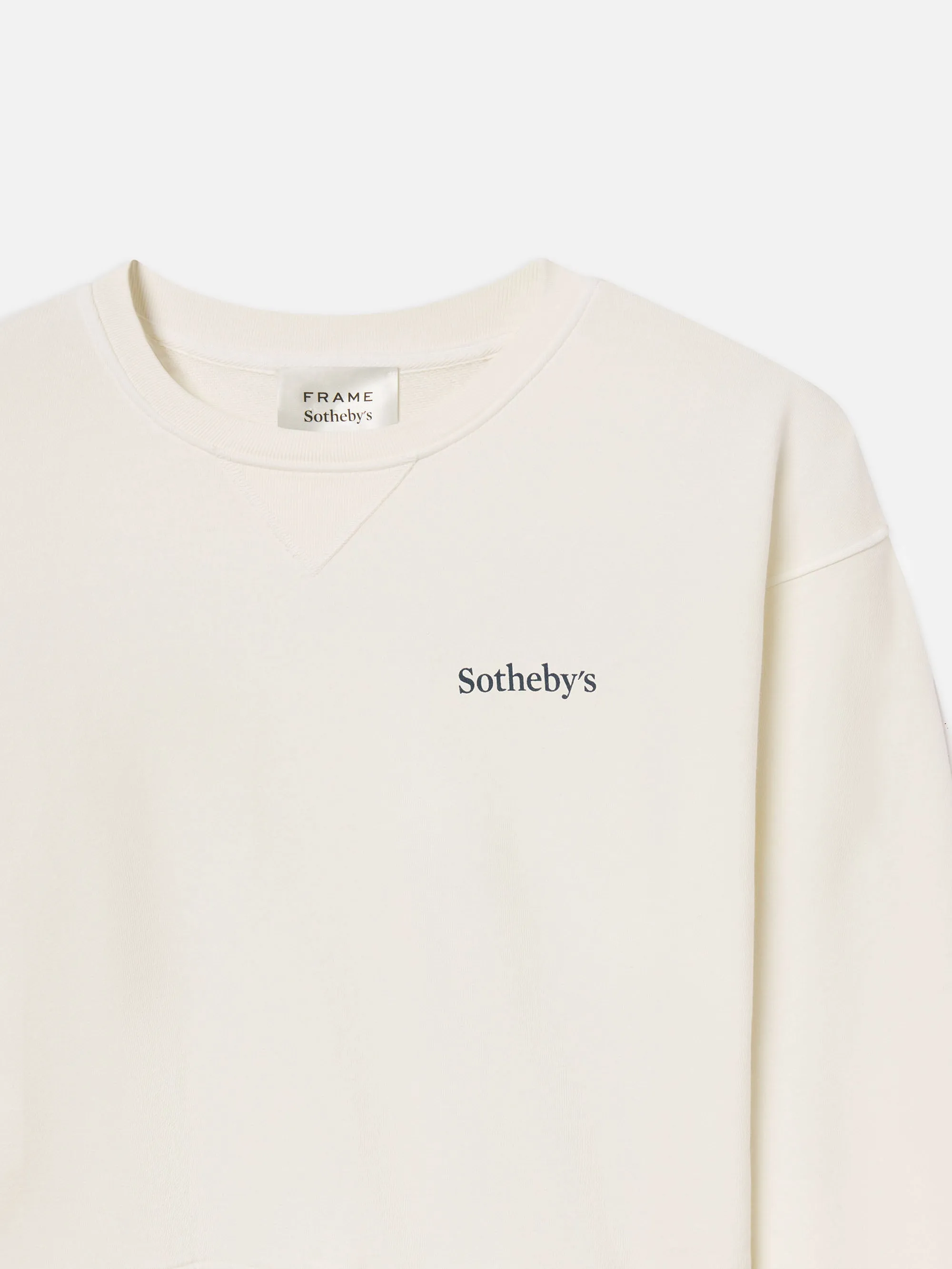Sotheby's Unisex Crewneck Sweatshirt -- Cream sold by Frame Denim product image thumbnail 2