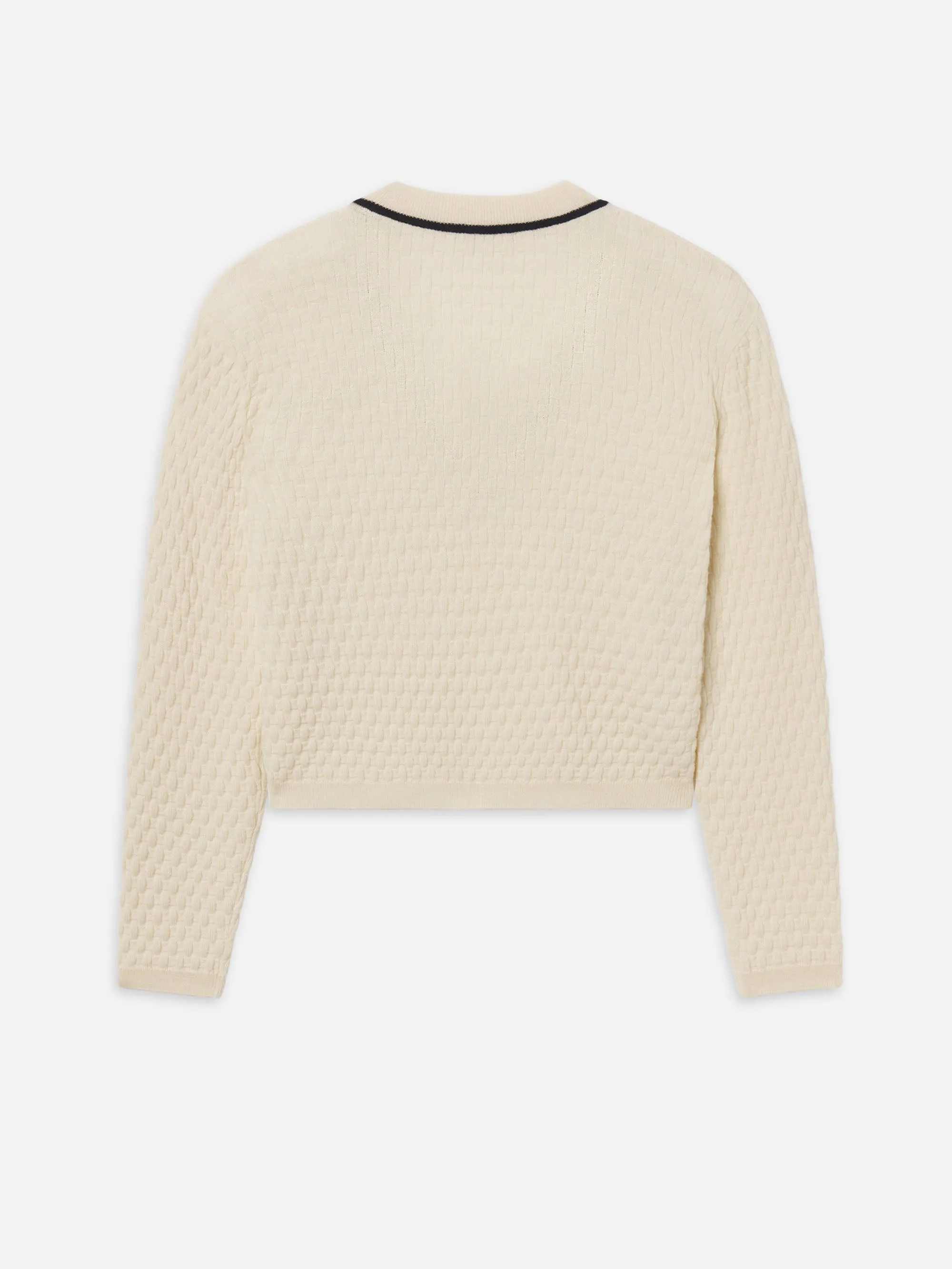 Sotheby’s Women's V-Neck Sweater -- Cream sold by Frame Denim product image thumbnail 5