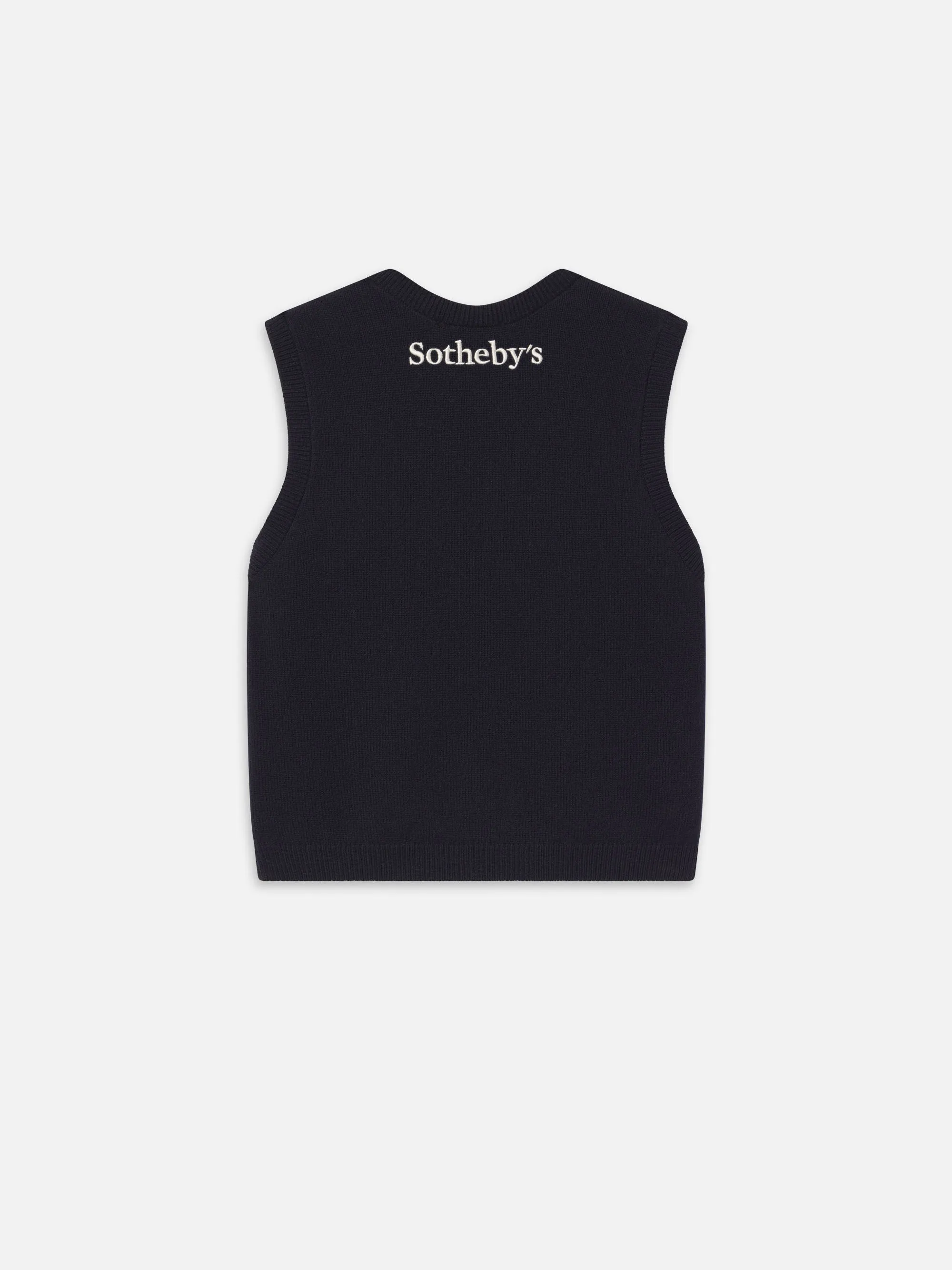 Sotheby’s Women's Argyle Vest -- Navy Multi sold by Frame Denim product image thumbnail 4