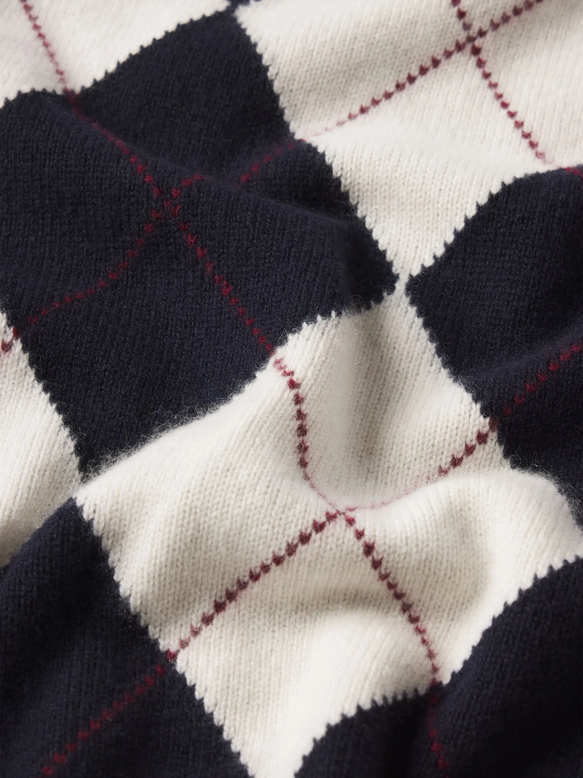 Sotheby’s Women's Argyle Vest -- Navy Multi sold by Frame Denim product image thumbnail 2