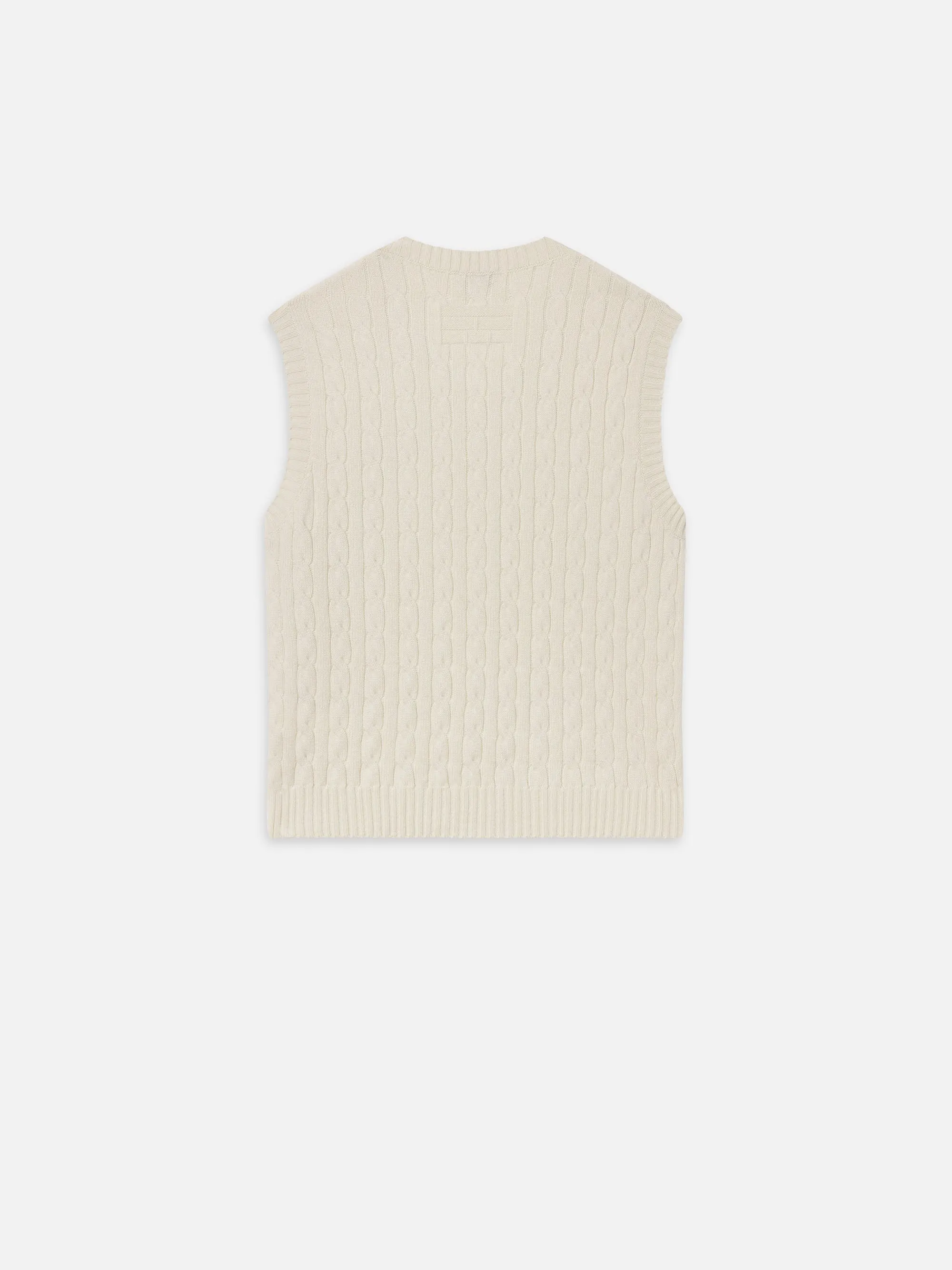 Sotheby's Unisex Cable Sweater Vest -- Cream sold by Frame Denim product image thumbnail 4
