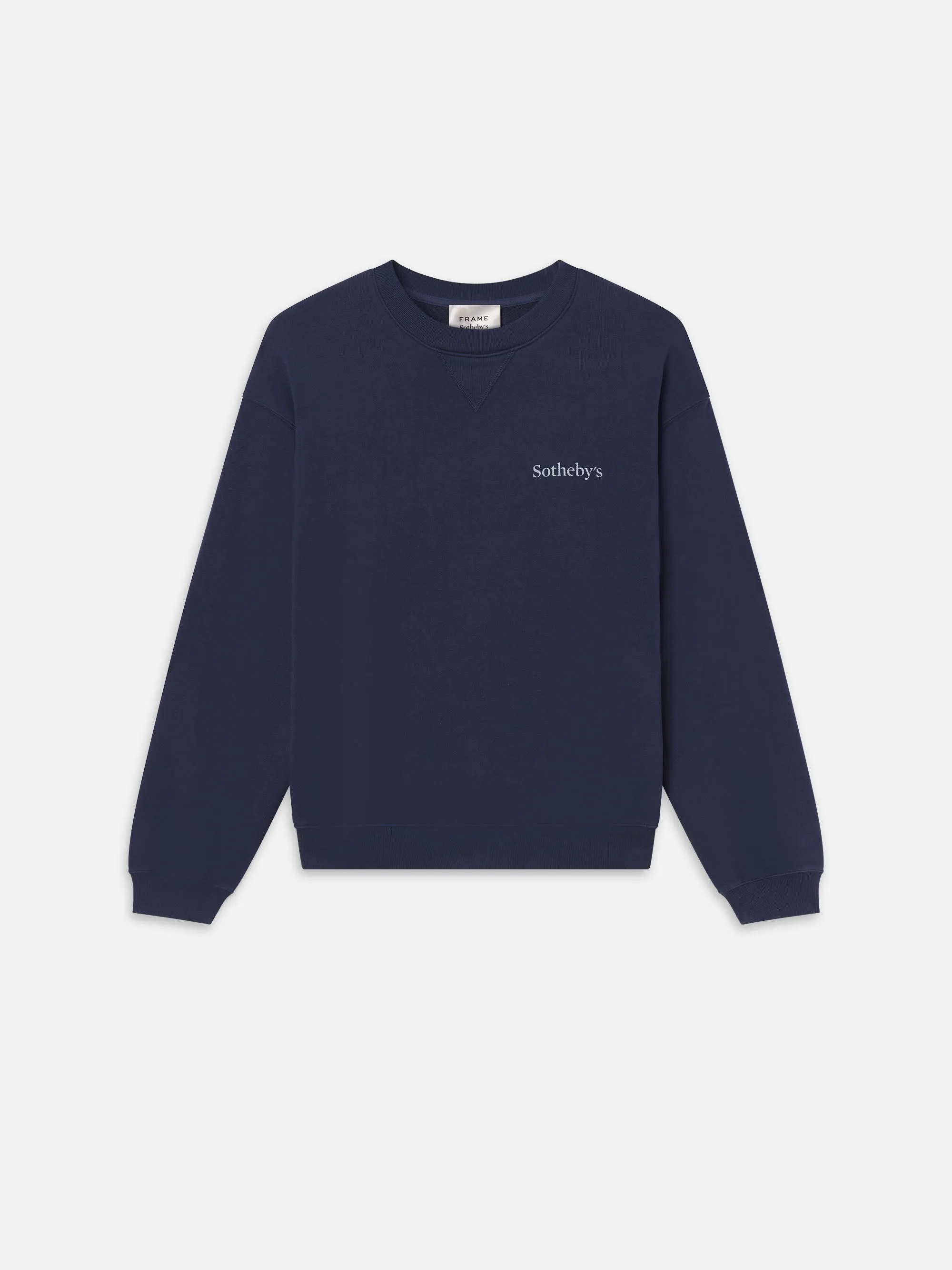 Sotheby's Unisex Crewneck Sweatshirt -- Navy sold by Frame Denim