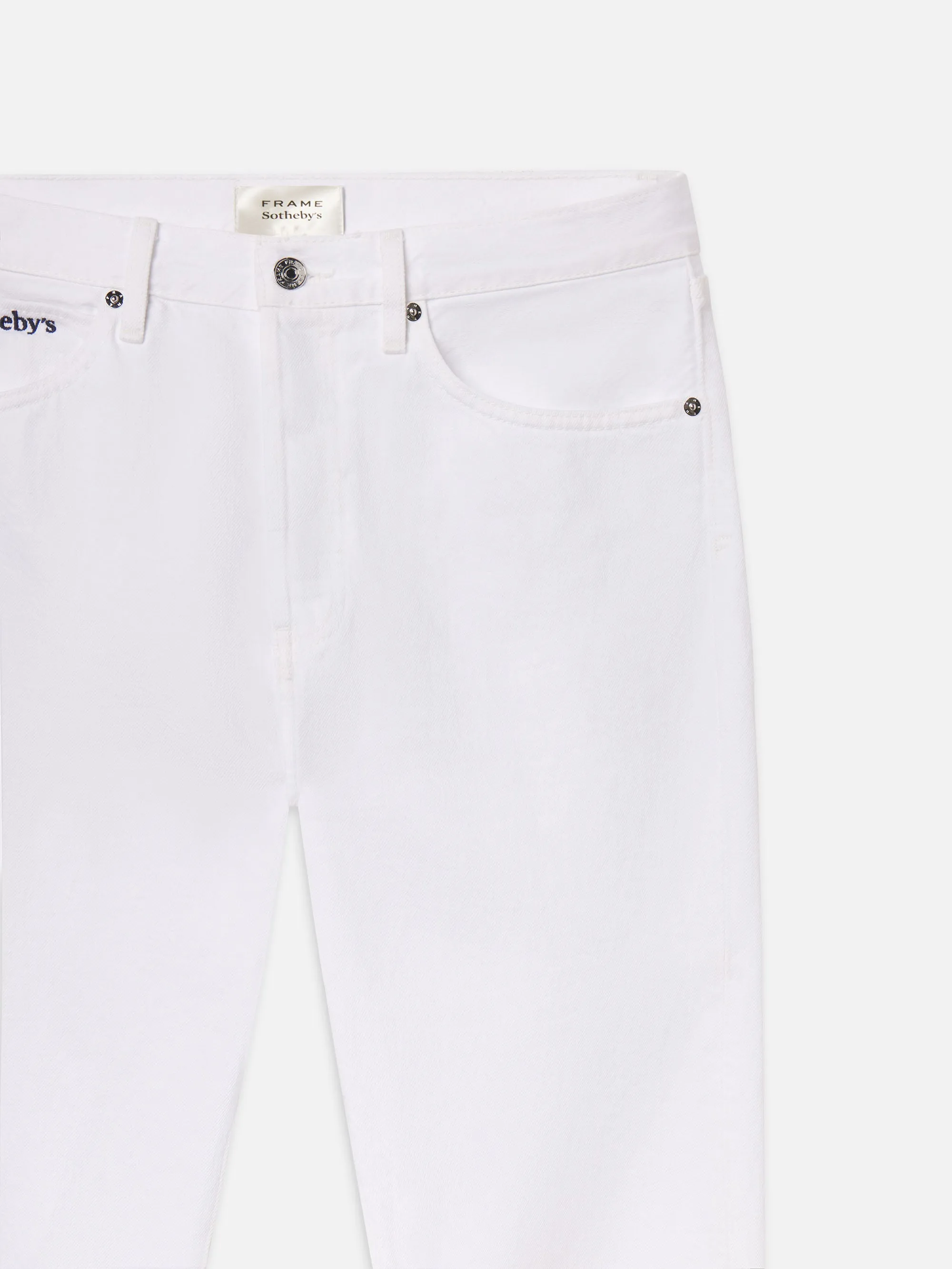 The Sotheby's Vertical Jean -- White sold by Frame Denim product image thumbnail 3