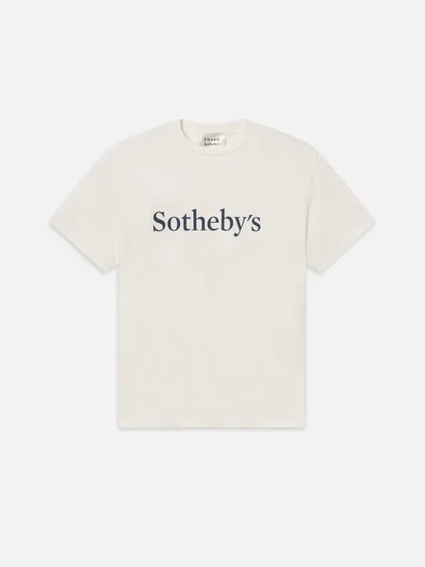 Sotheby's Unisex Classic Tee -- White sold by Frame Denim