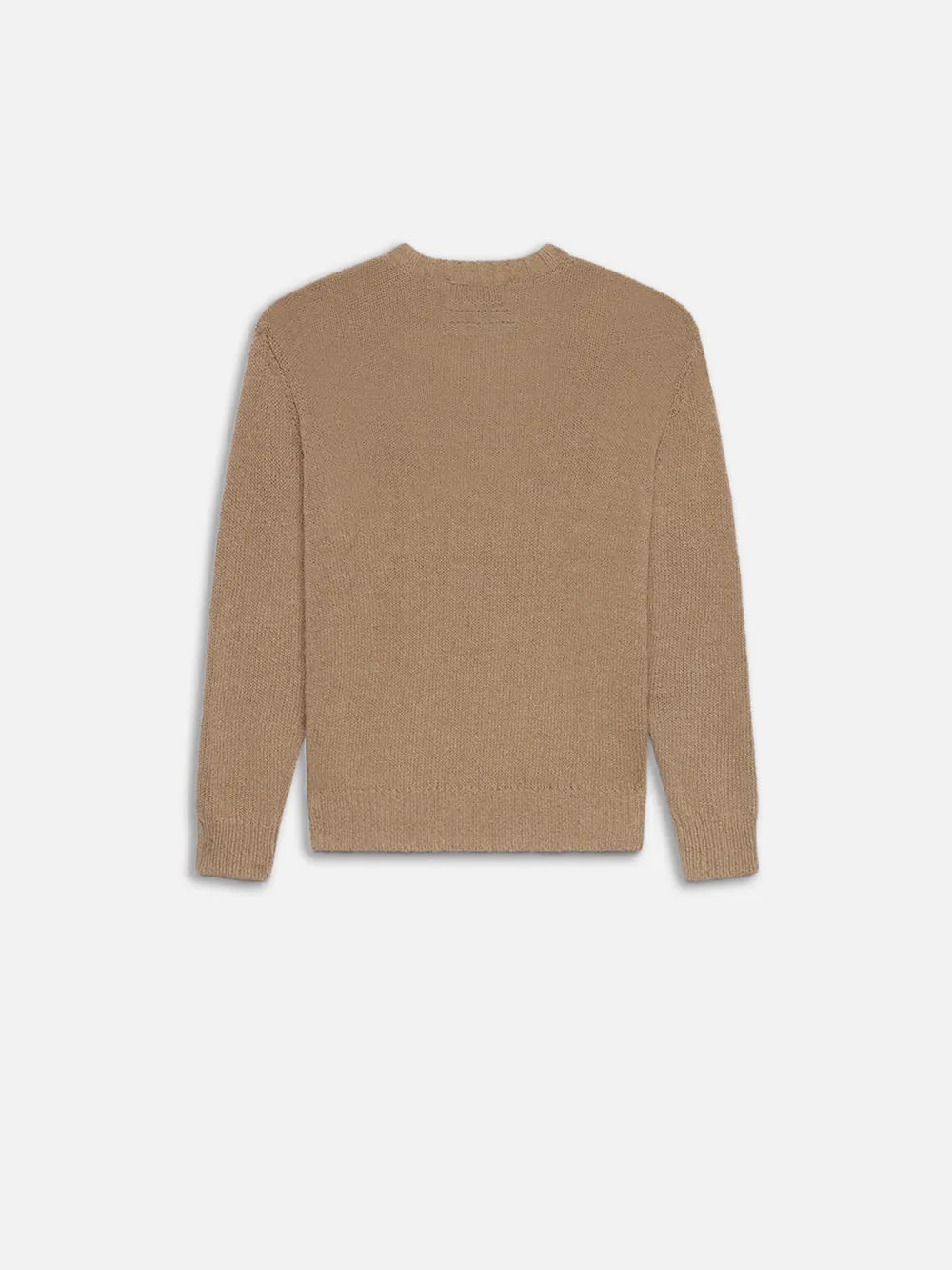 Rib Crewneck Sweater -- Light Brown sold by Frame Denim product image thumbnail 4
