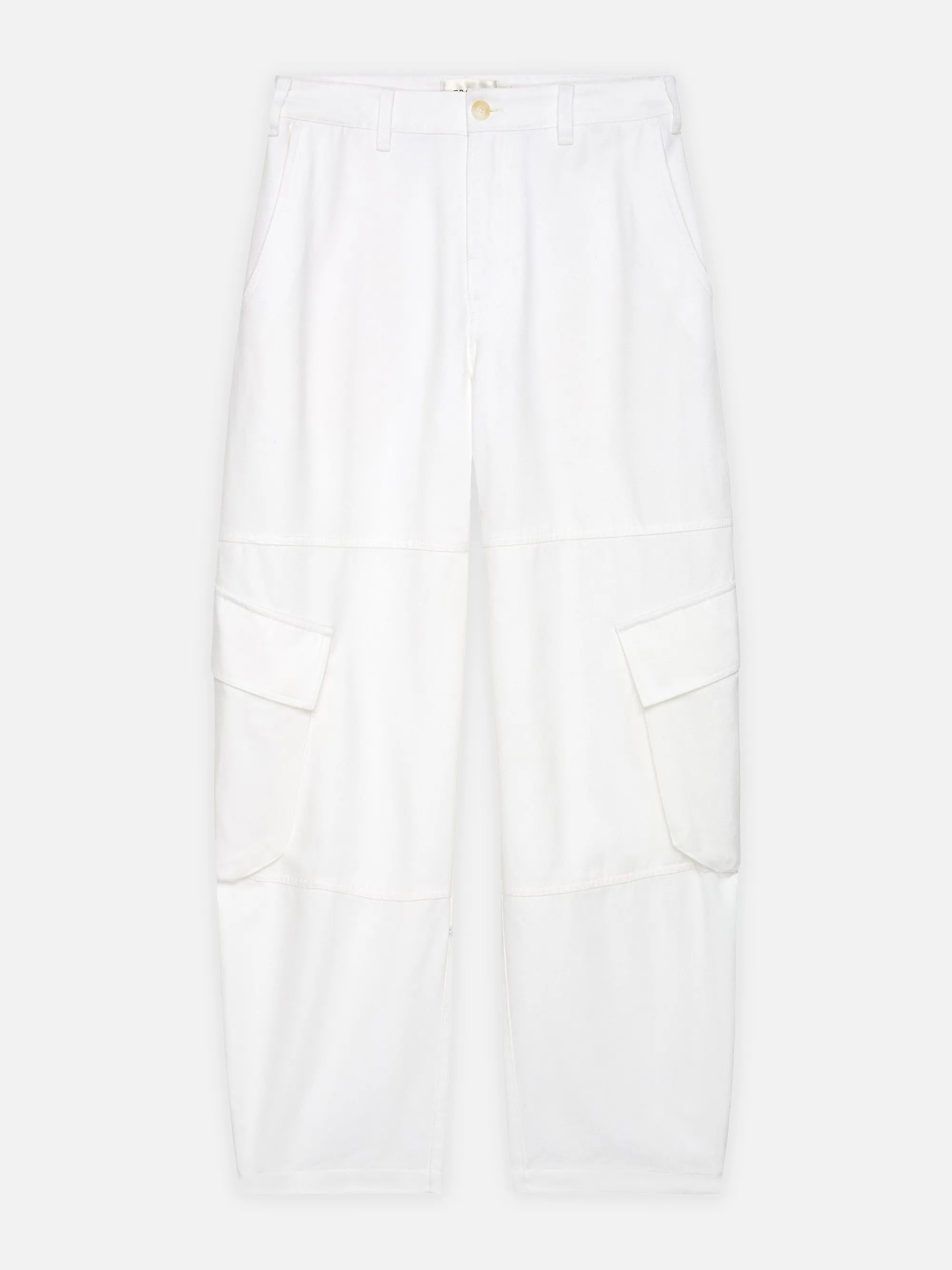 The Bubble Cargo -- White sold by Frame Denim