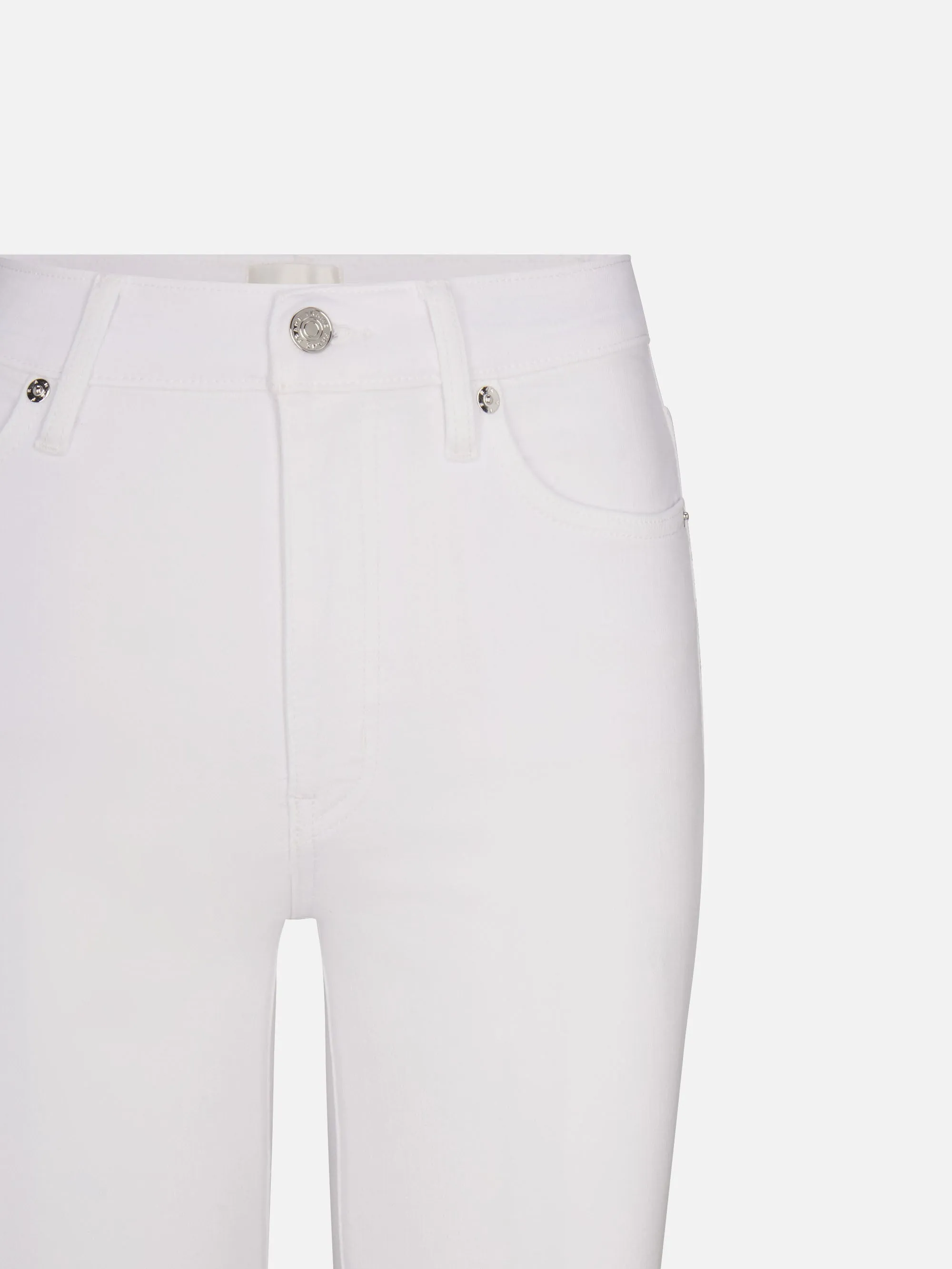 Le Sleek Straight Crop -- White Raw After sold by Frame Denim product image thumbnail 3