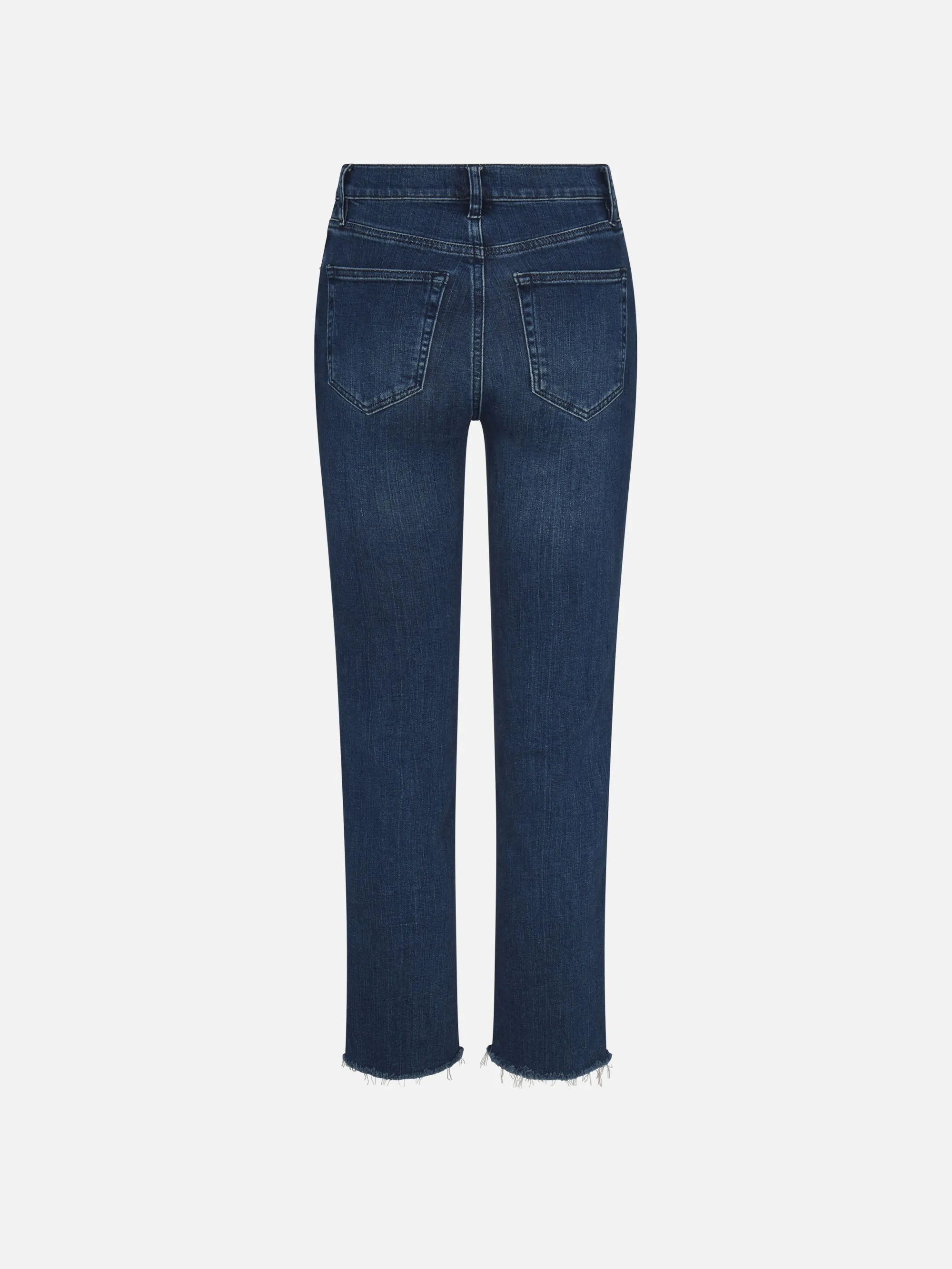 Le Sleek Straight Crop -- Thunderstorm Raw Fray sold by Frame Denim product image thumbnail 4