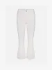 Le Crop Mini Boot -- White Raw Fray sold by Frame Denim