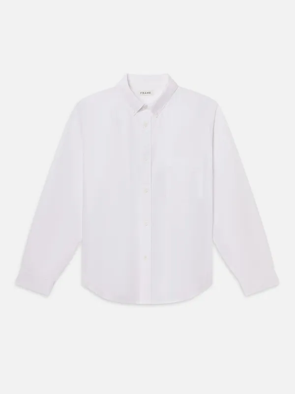 Oxford Shirt -- White sold by Frame Denim