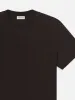 Light Cotton Tee -- Dark Chocolate sold by Frame Denim
