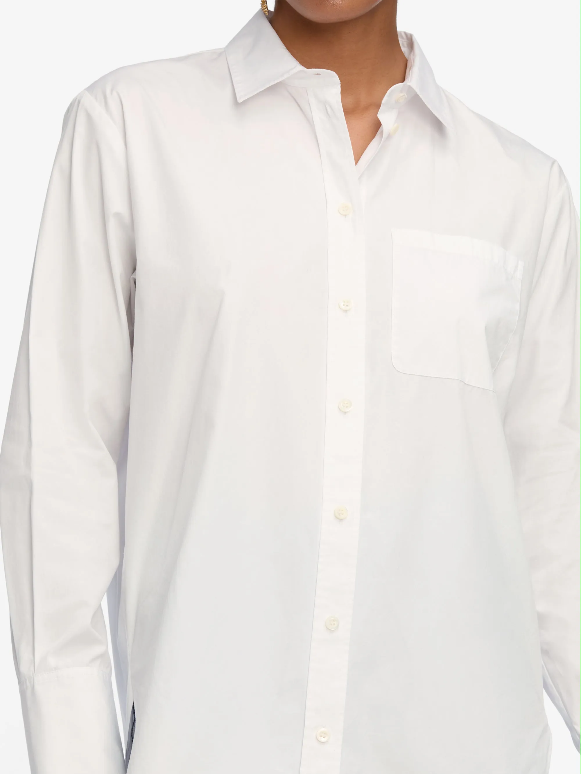 The Boy Shirt -- White sold by Frame Denim product image thumbnail 4