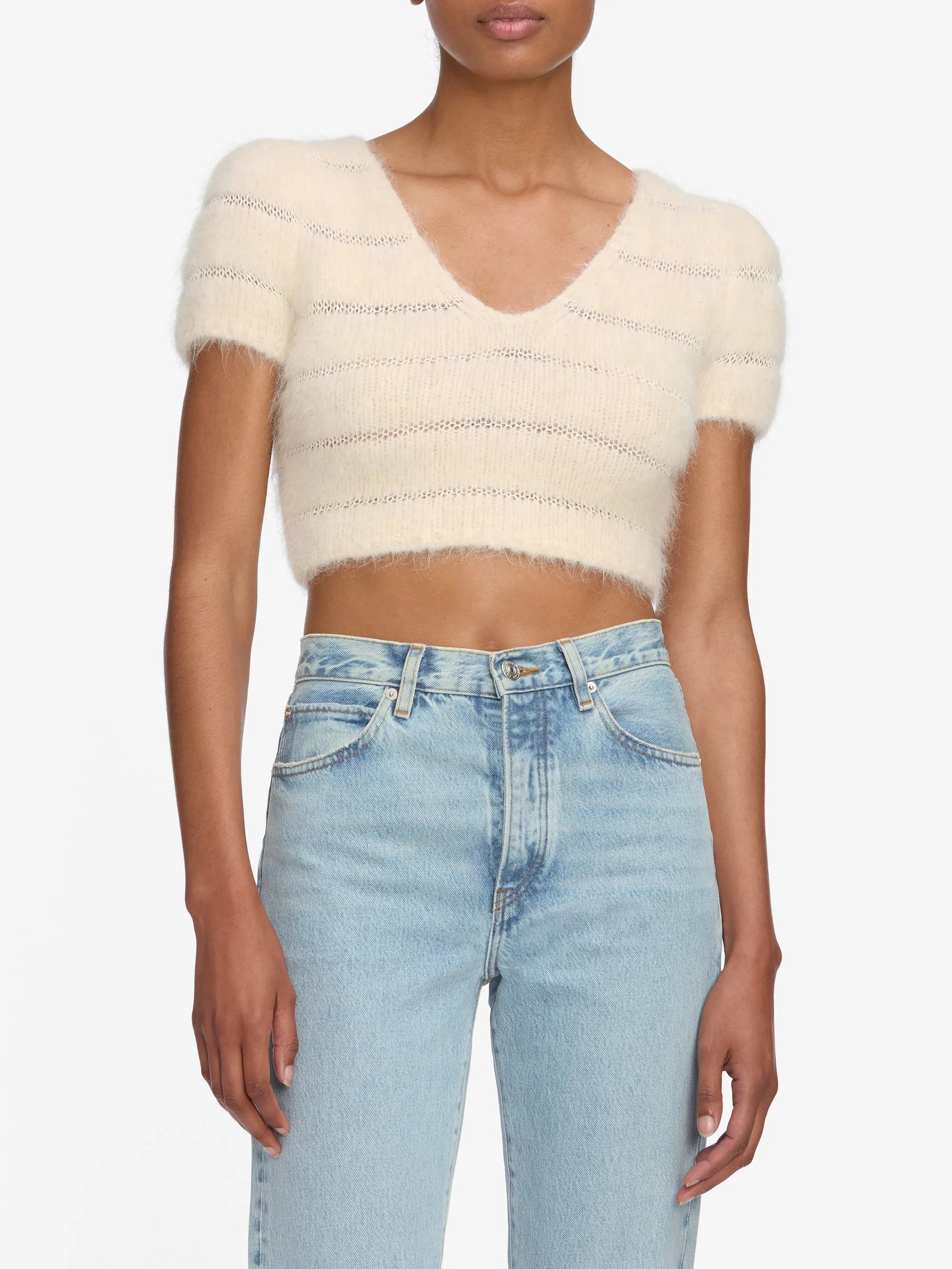 The Cloud Sweater -- Cream sold by Frame Denim product image thumbnail 3