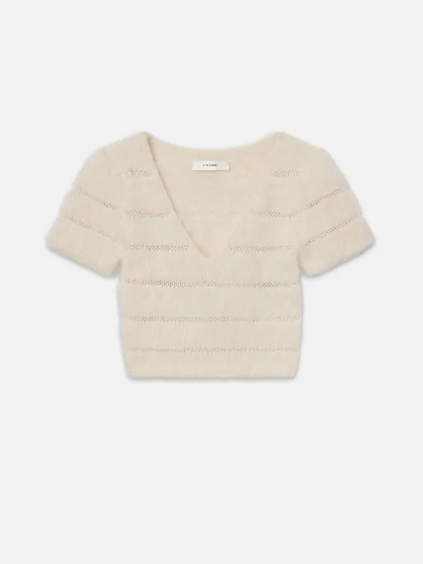 The Cloud Sweater -- Cream sold by Frame Denim