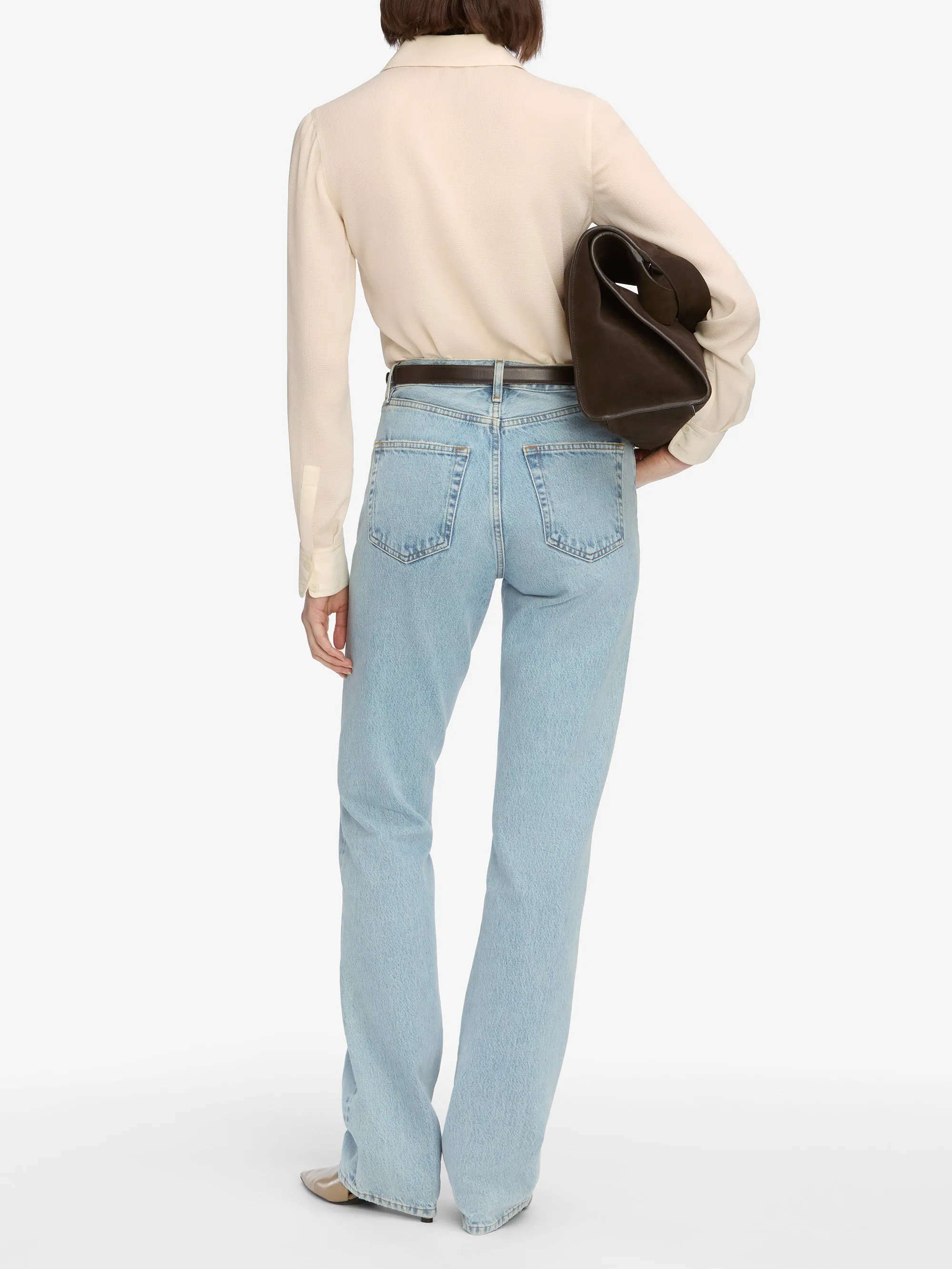 The Textured Shirt -- Cream sold by Frame Denim product image thumbnail 5