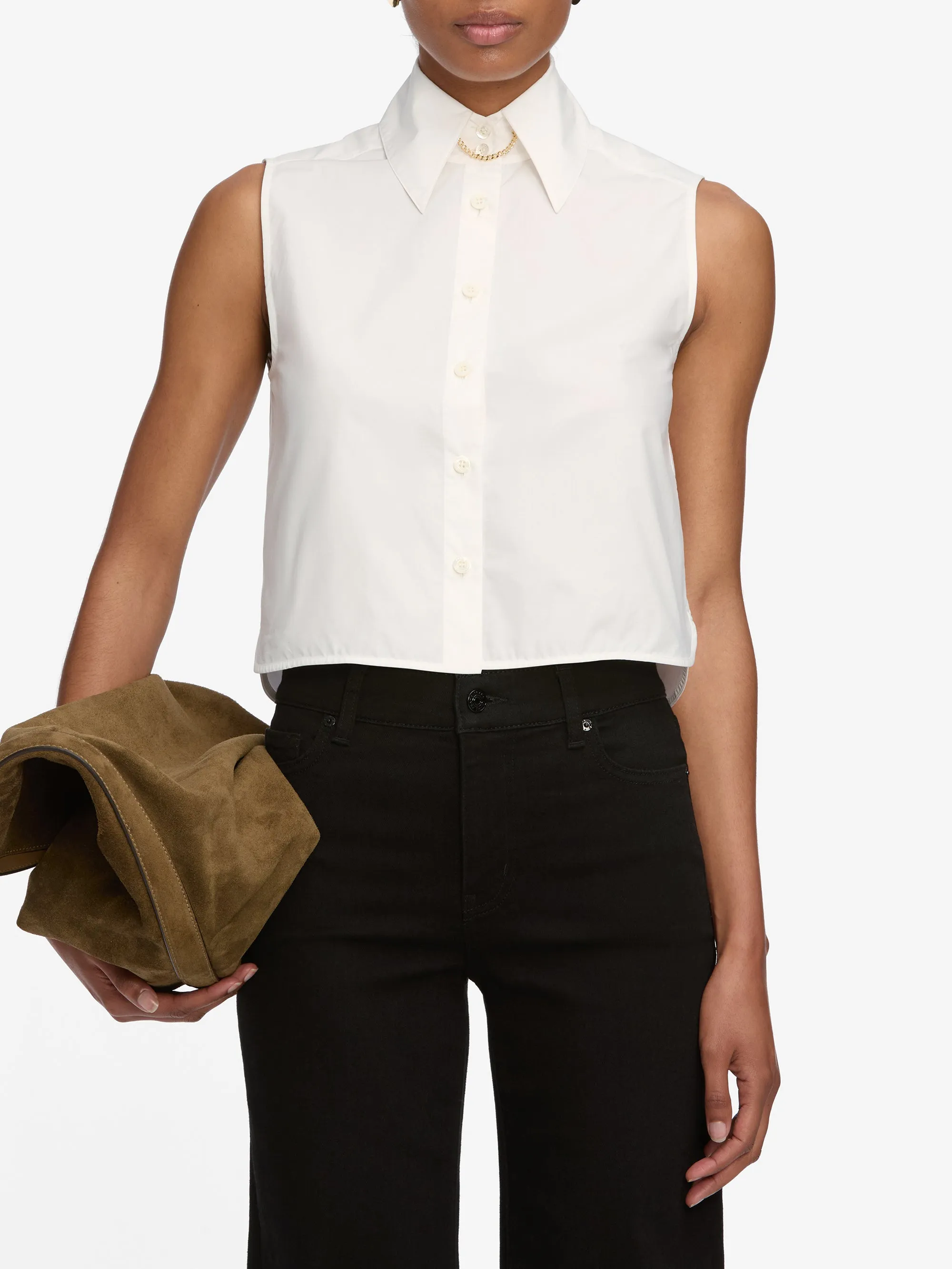 The Prep Shirt -- White sold by Frame Denim product image thumbnail 3