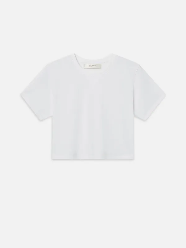 The Base Tee -- White sold by Frame Denim