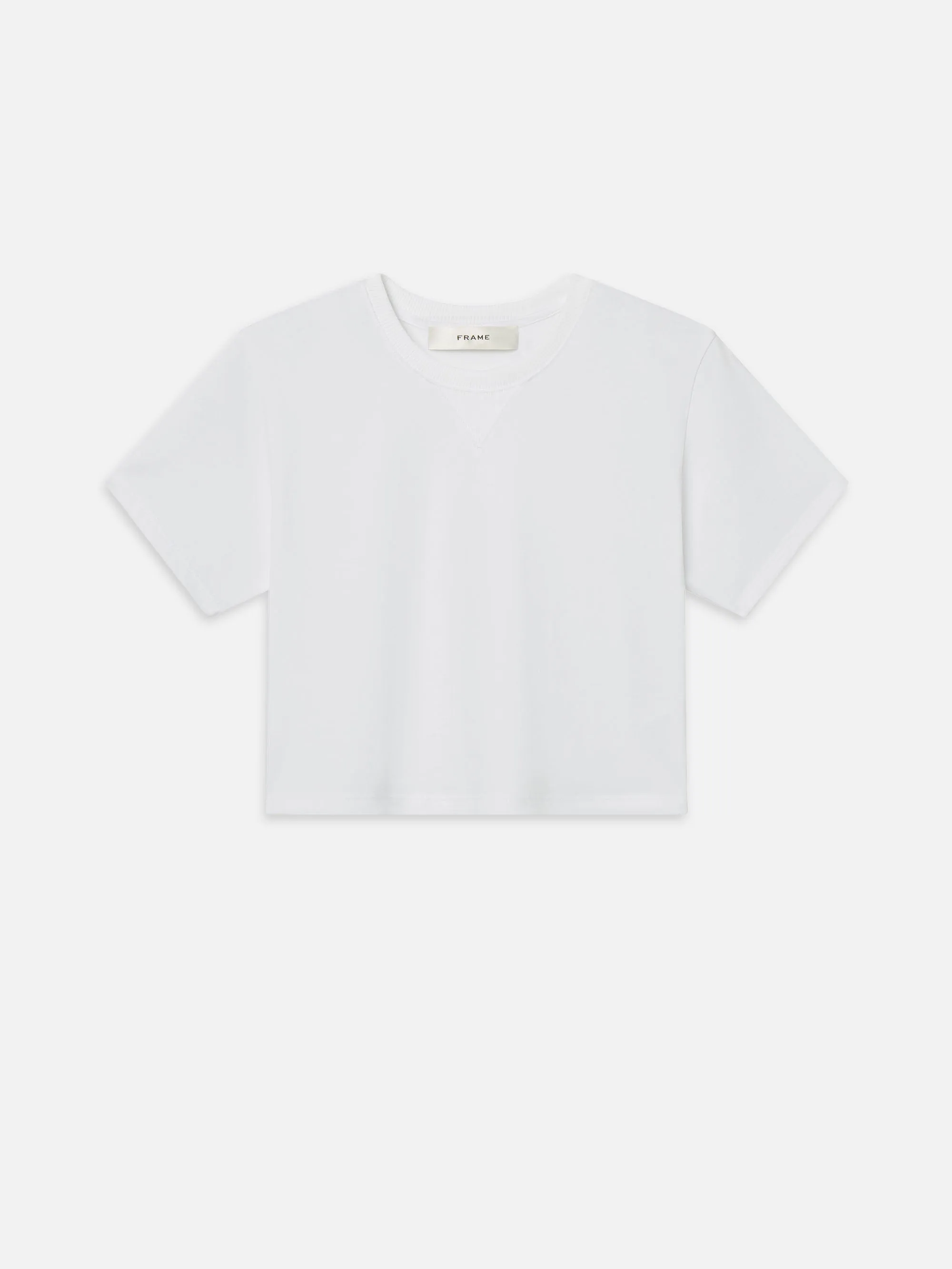 The Base Tee -- White sold by Frame Denim