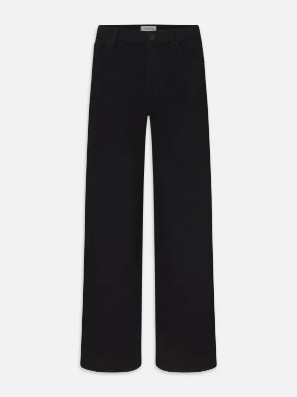 Le Slim Palazzo -- Black sold by Frame Denim