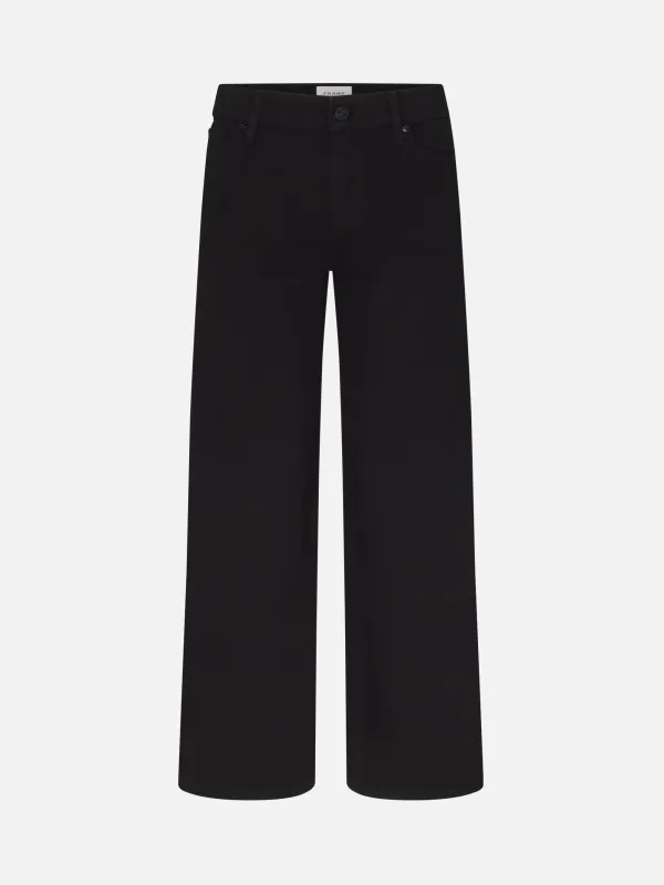 Le Pixie Slim Palazzo -- Black sold by Frame Denim