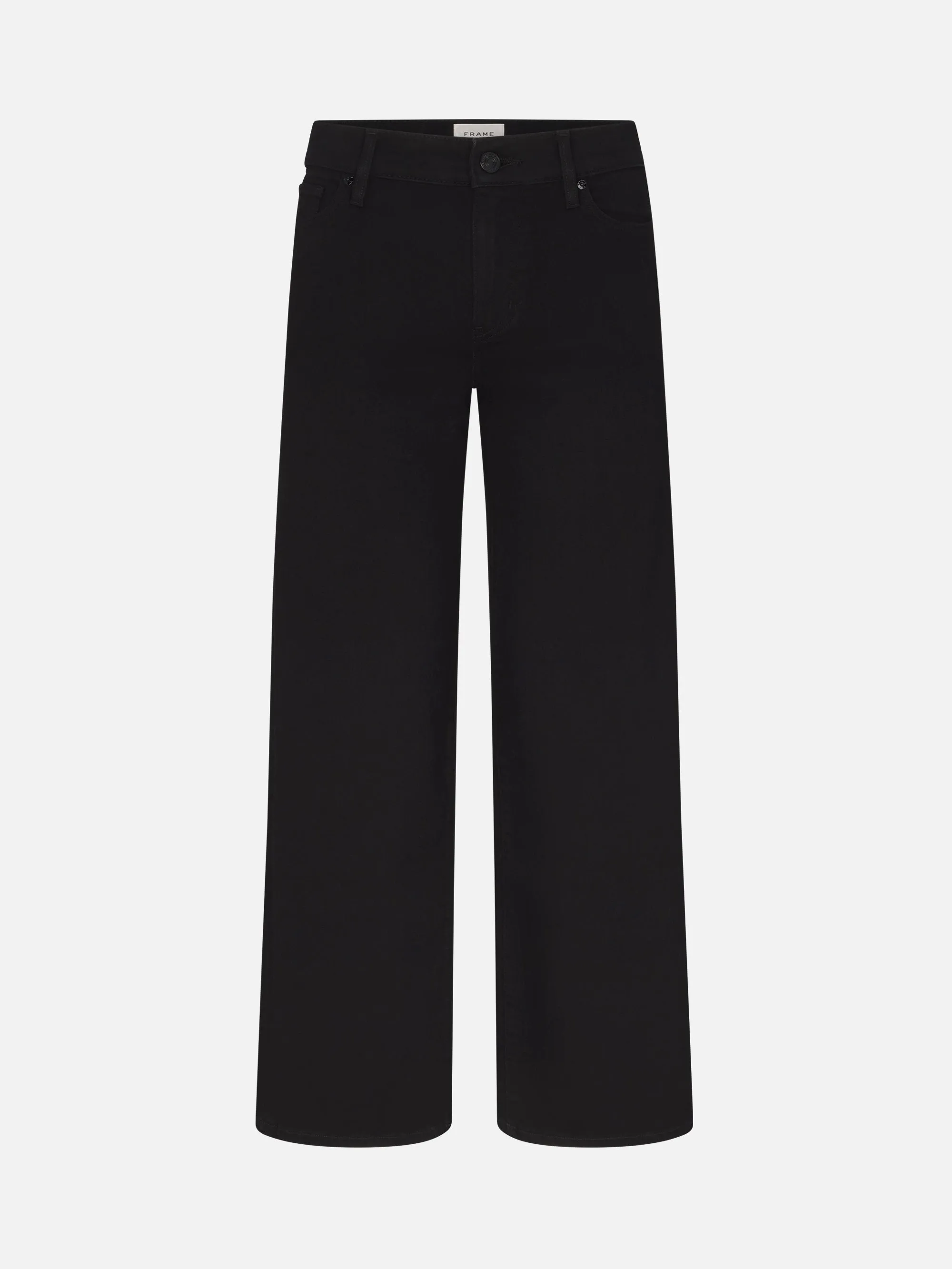 Le Pixie Slim Palazzo -- Black sold by Frame Denim