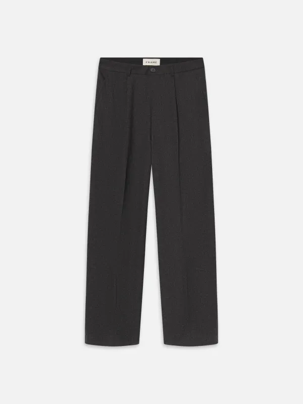 Wool Trousers -- Grey Melange sold by Frame Denim