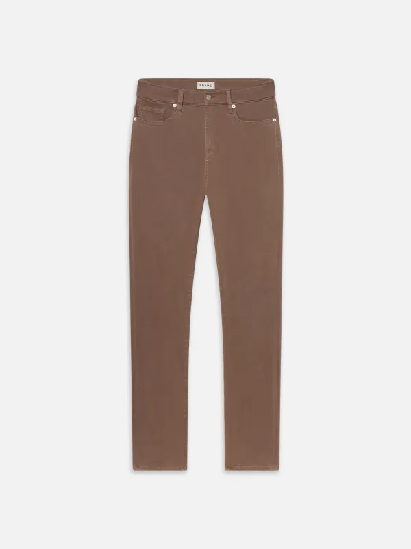 L'Homme Slim Brushed Twill -- Latte Brown sold by Frame Denim