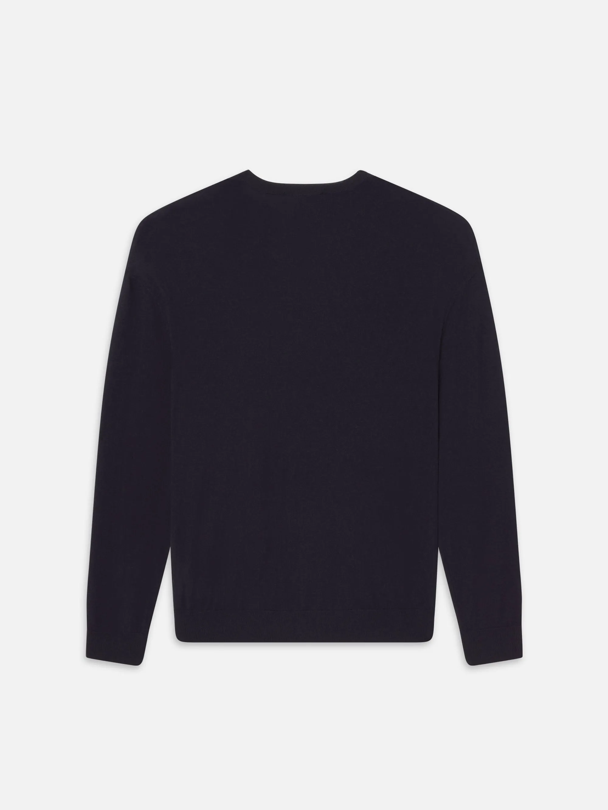 Superfine Crewneck Sweater -- Dark Navy sold by Frame Denim product image thumbnail 3