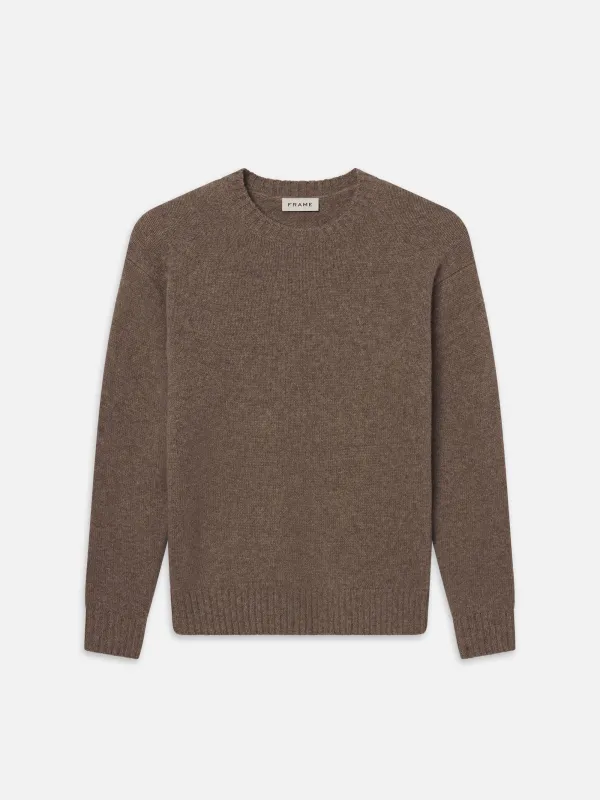 Yak Blend Sweater -- Dark Taupe sold by Frame Denim
