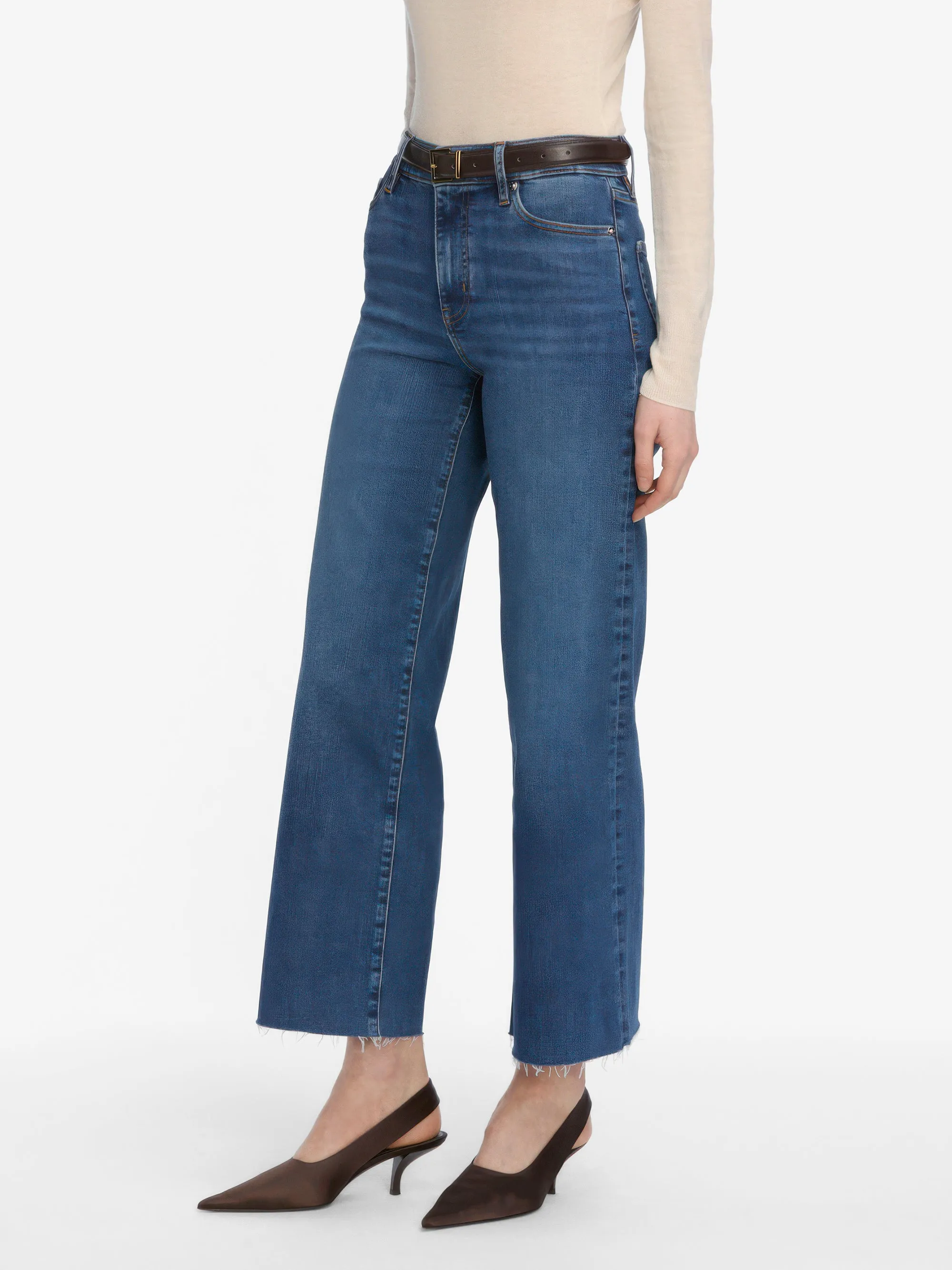 Le Slim Palazzo Crop -- Elixir Raw After sold by Frame Denim product image thumbnail 5