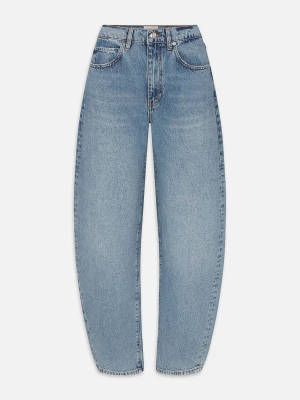 Low Slung Barrel -- Dollhouse sold by Frame Denim