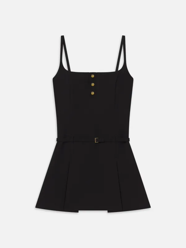 The Mod Dress -- Black made by Frame Denim