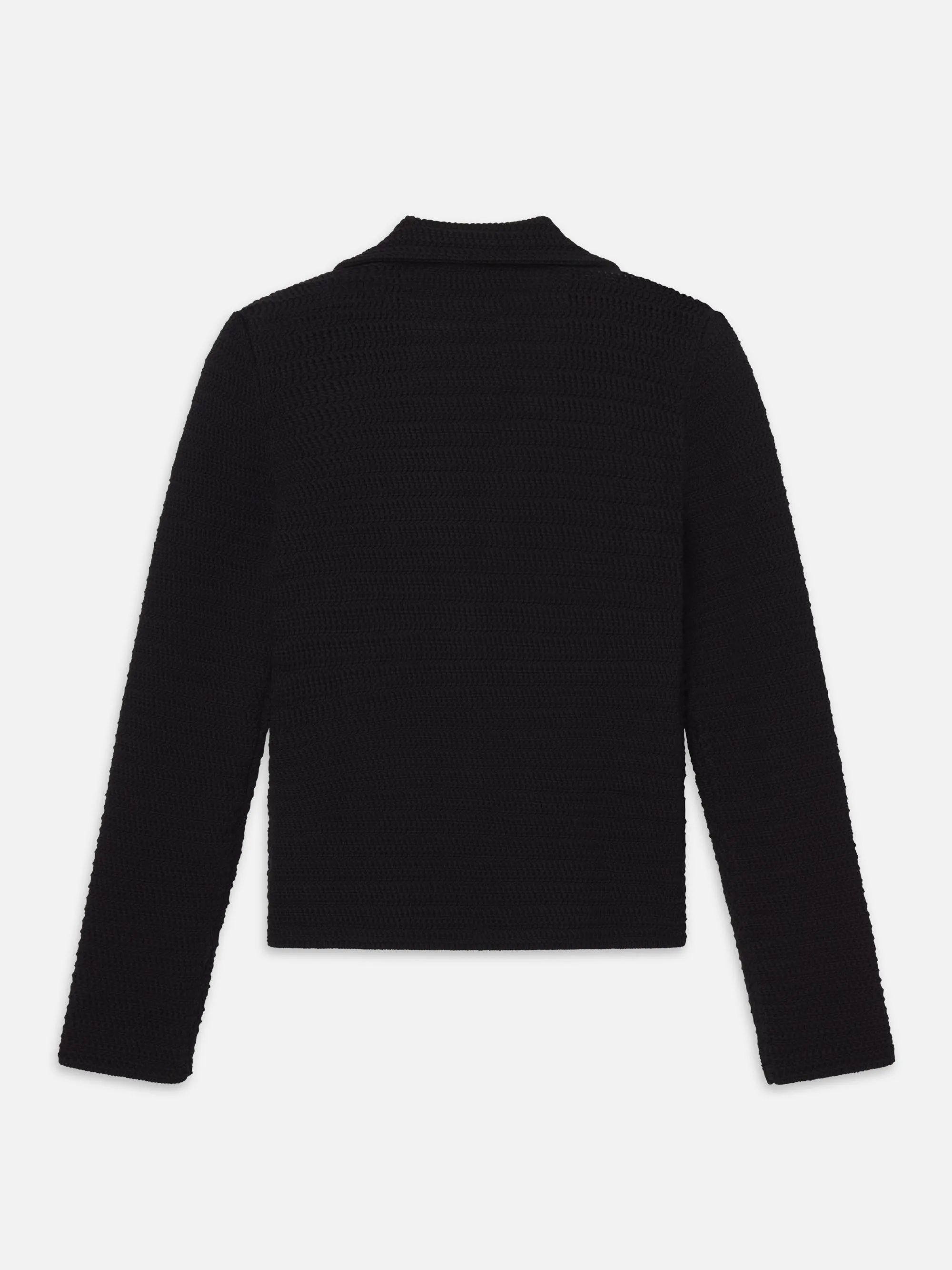 The Crochet Blazer -- Black sold by Frame Denim product image thumbnail 4