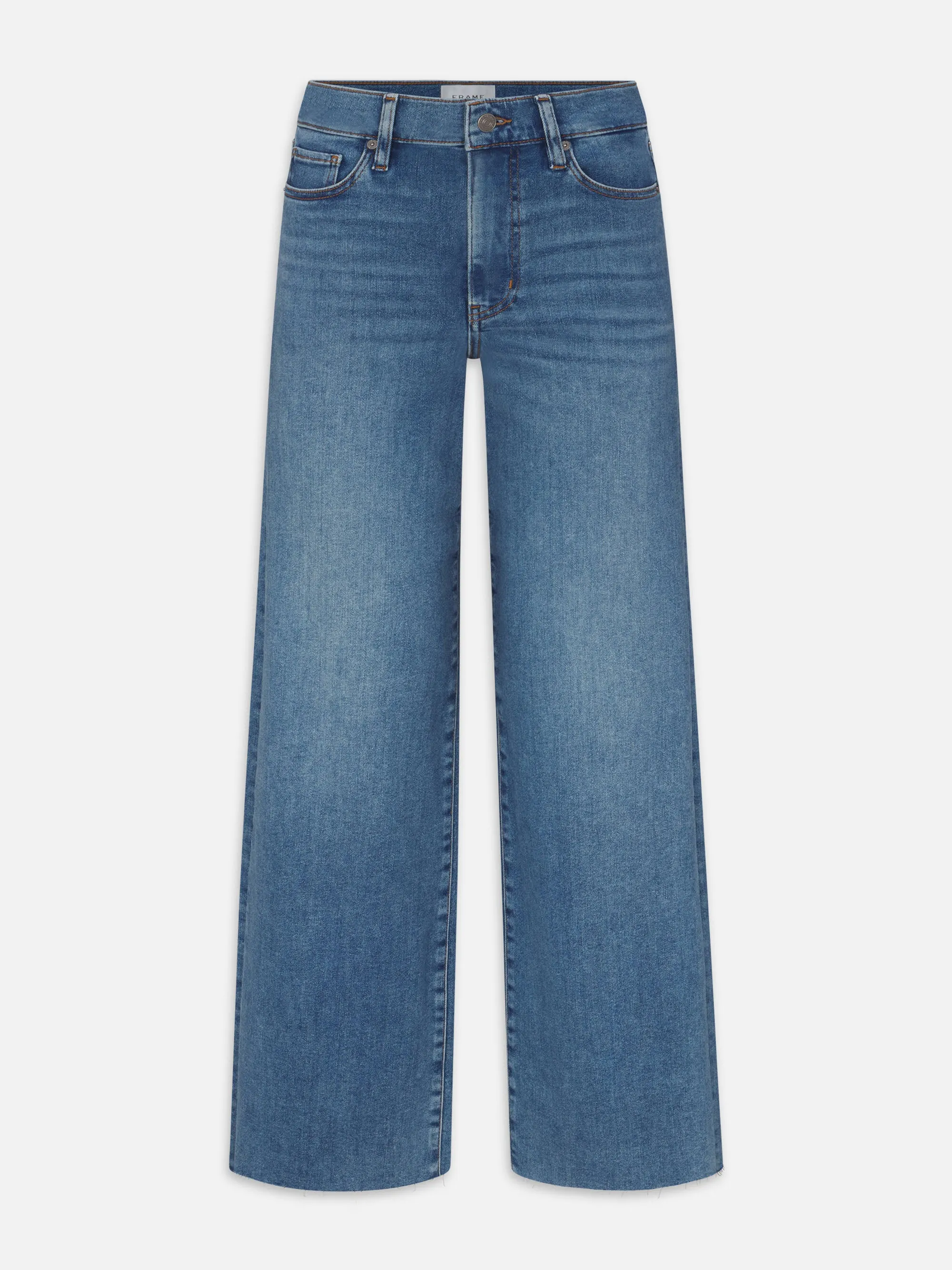 Le Pixie Slim Palazzo -- Flip Raw After sold by Frame Denim
