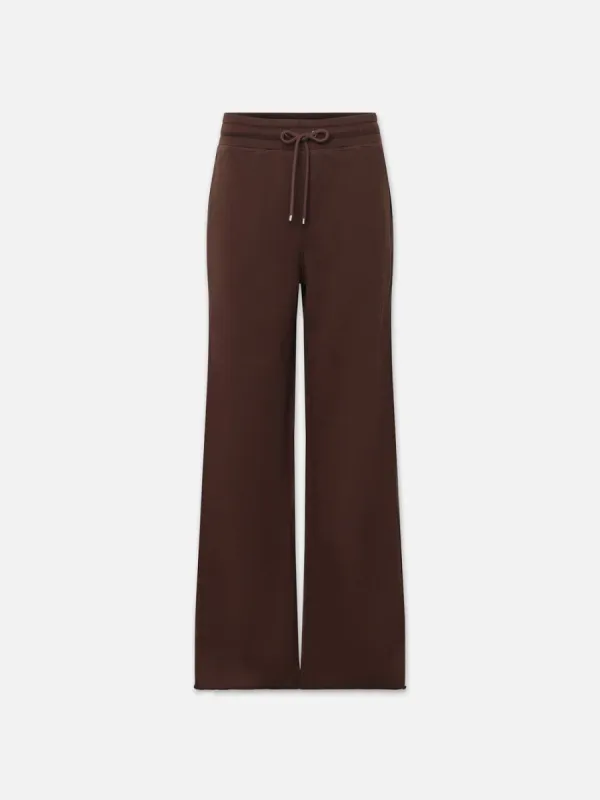 Raw Hem Sweatpant -- Espresso sold by Frame Denim
