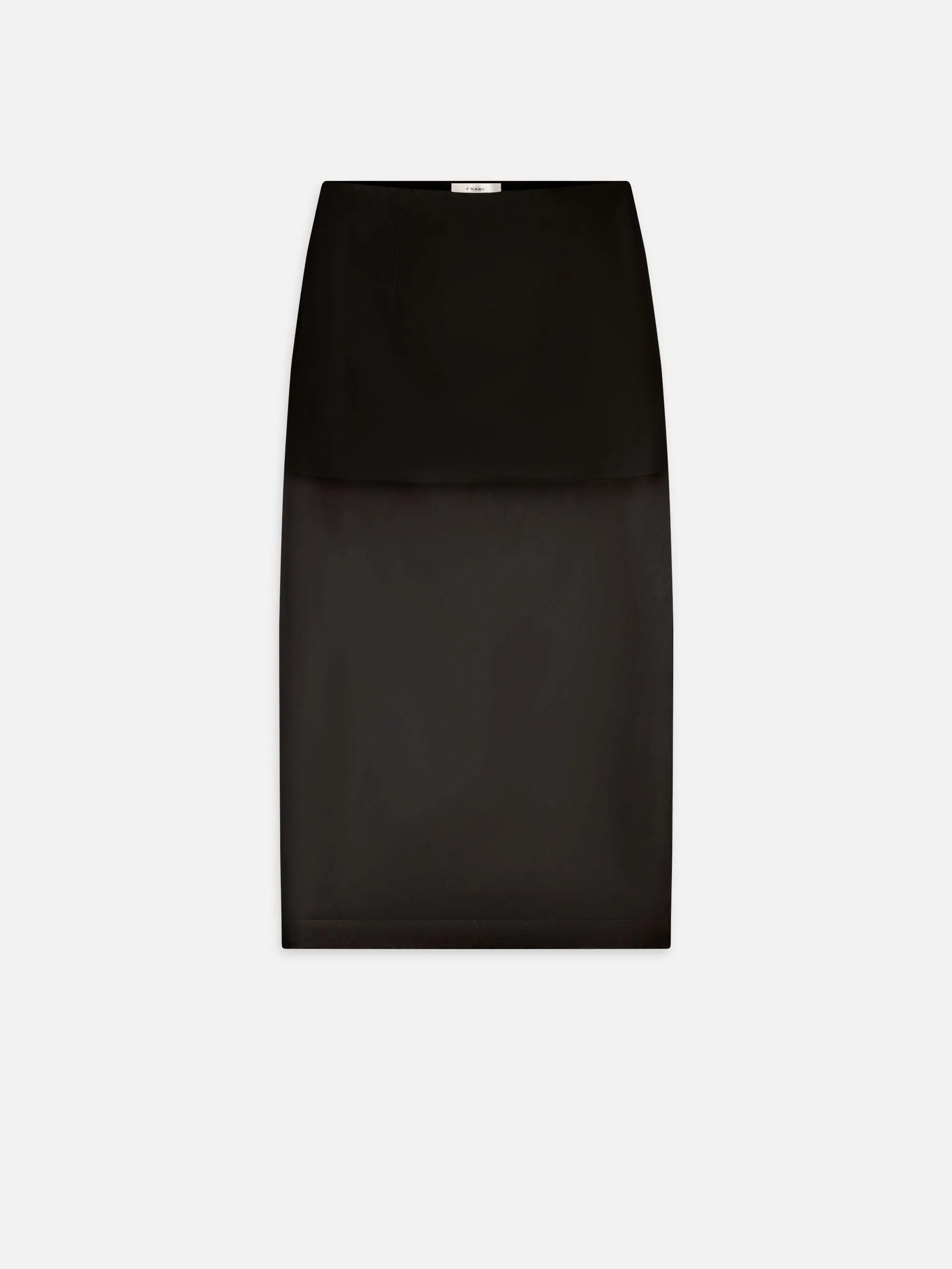 The Silk Organza Skirt -- Black sold by Frame Denim