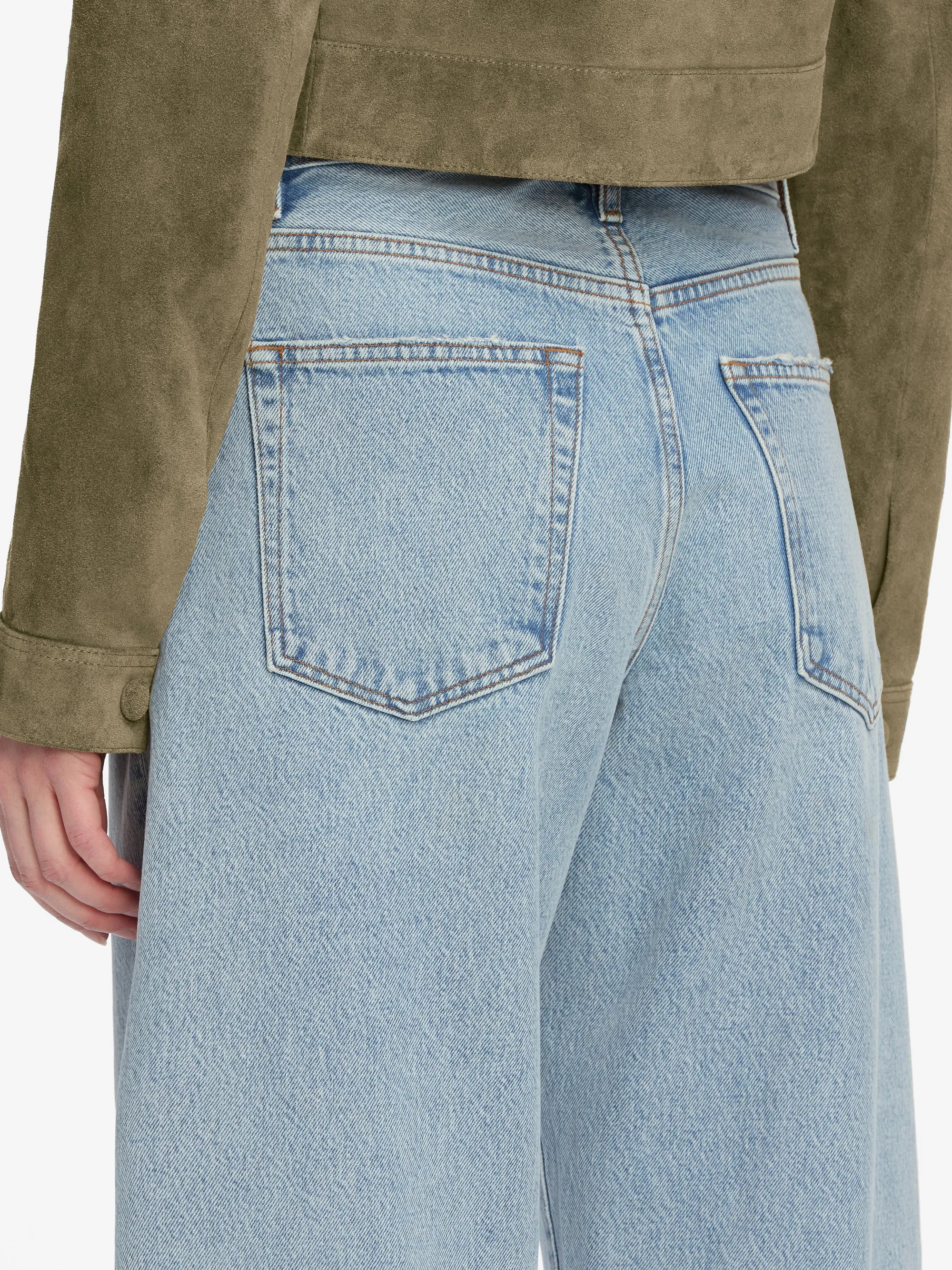 The Bubble Crop -- Outlaw Raw Fray sold by Frame Denim product image thumbnail 4