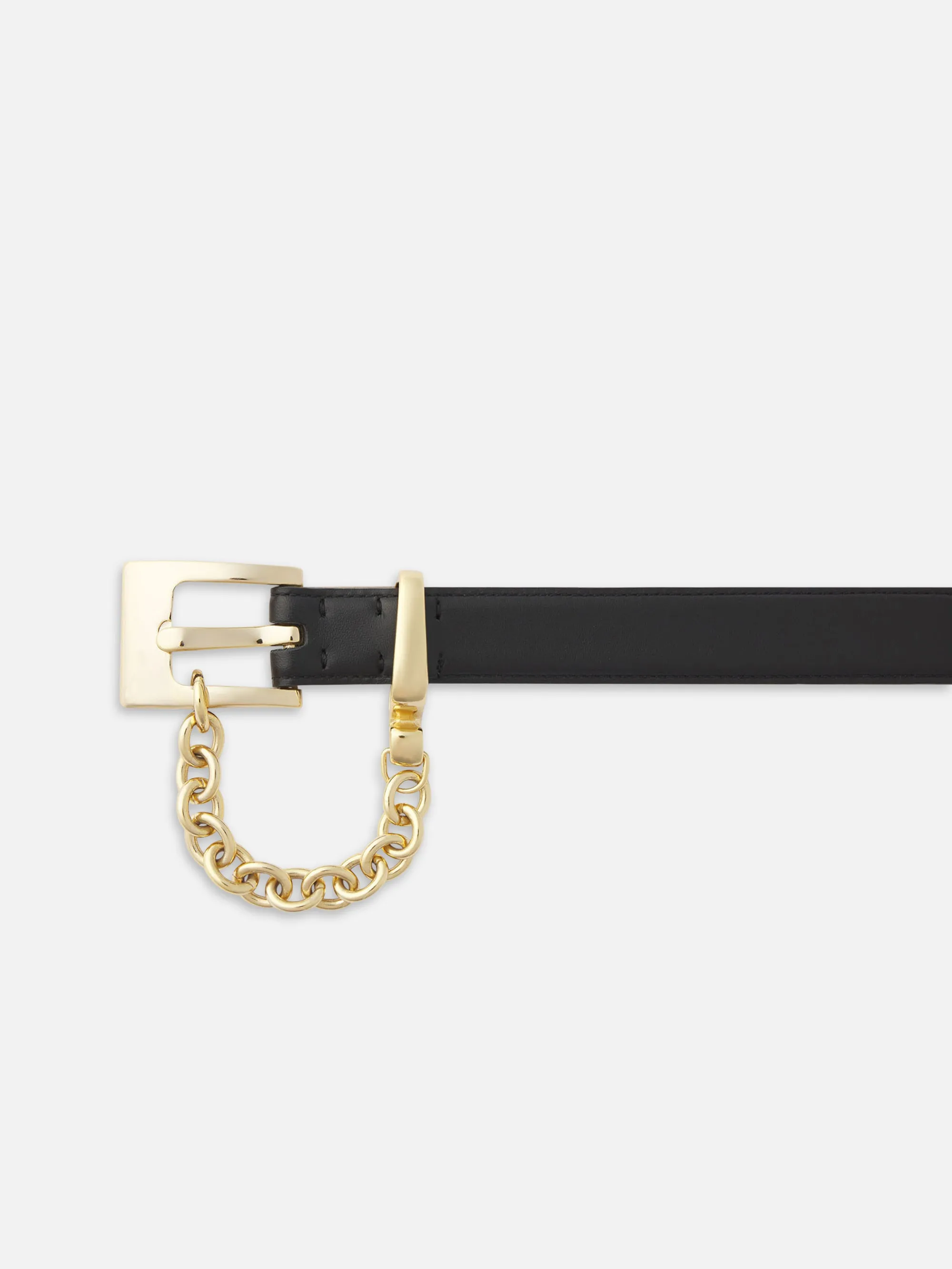 The Chain Detail Belt -- Black sold by Frame Denim product image thumbnail 2