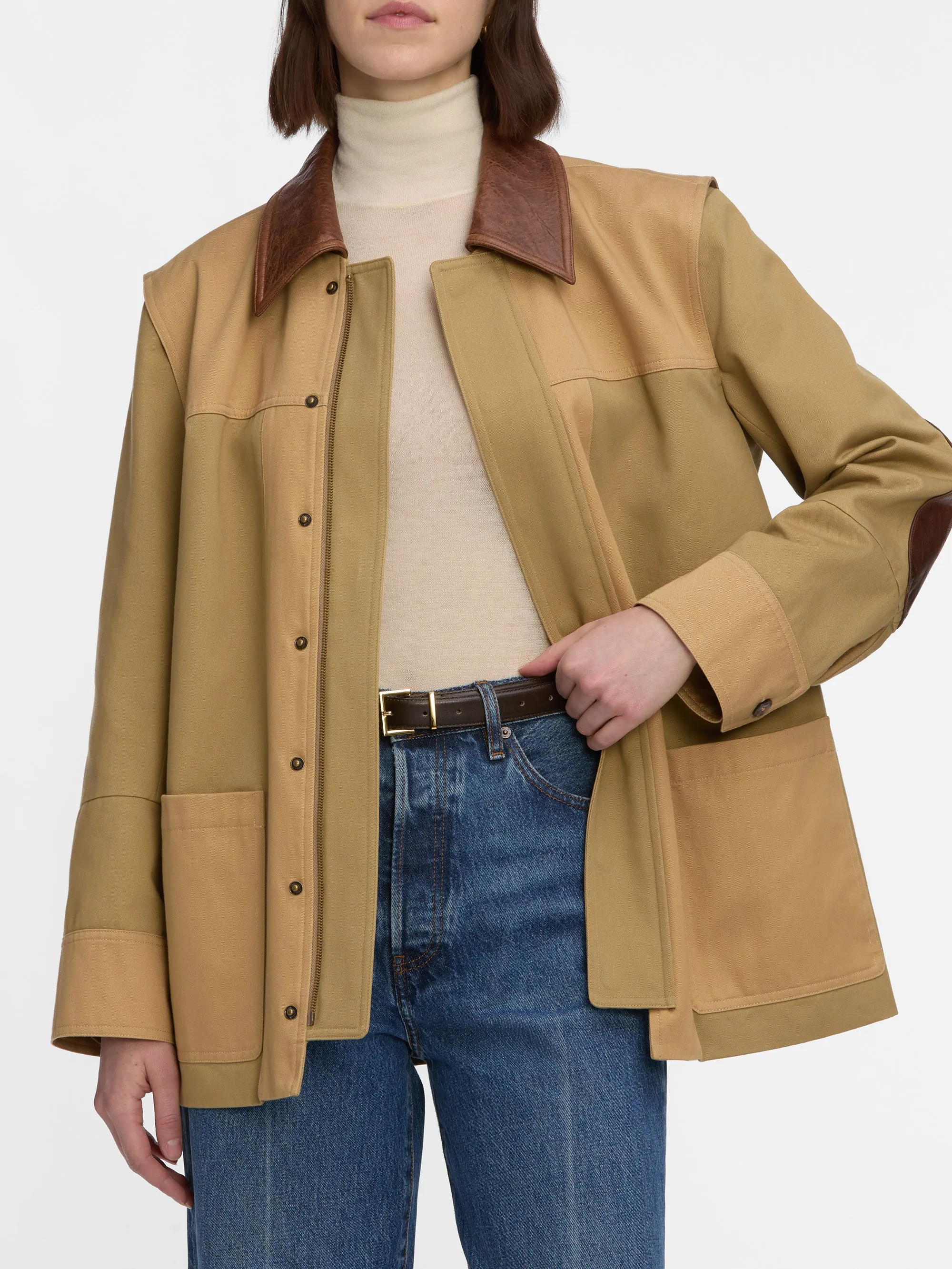 The Chore Jacket -- Khaki sold by Frame Denim product image thumbnail 3