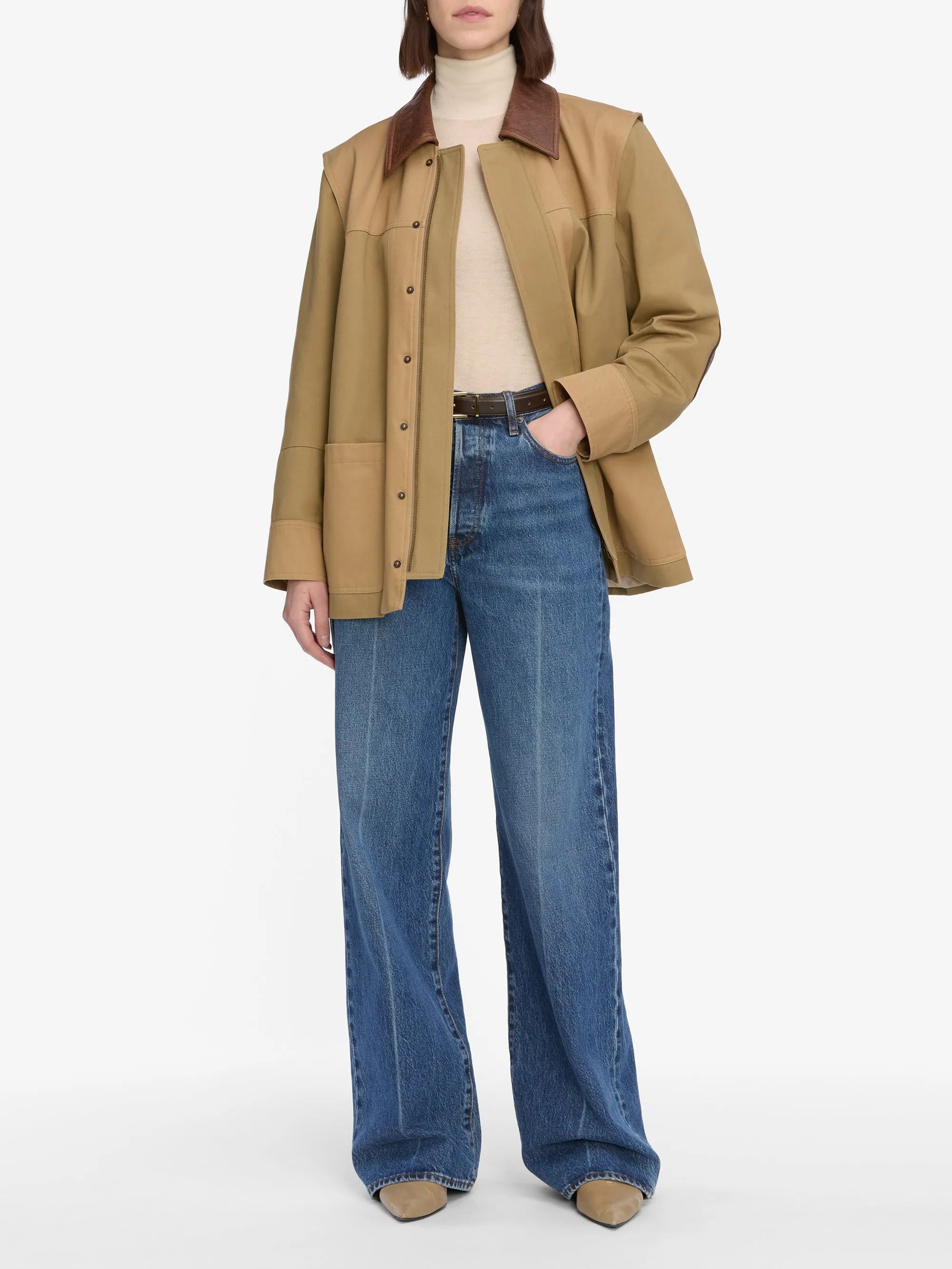 The Chore Jacket -- Khaki sold by Frame Denim product image thumbnail 2