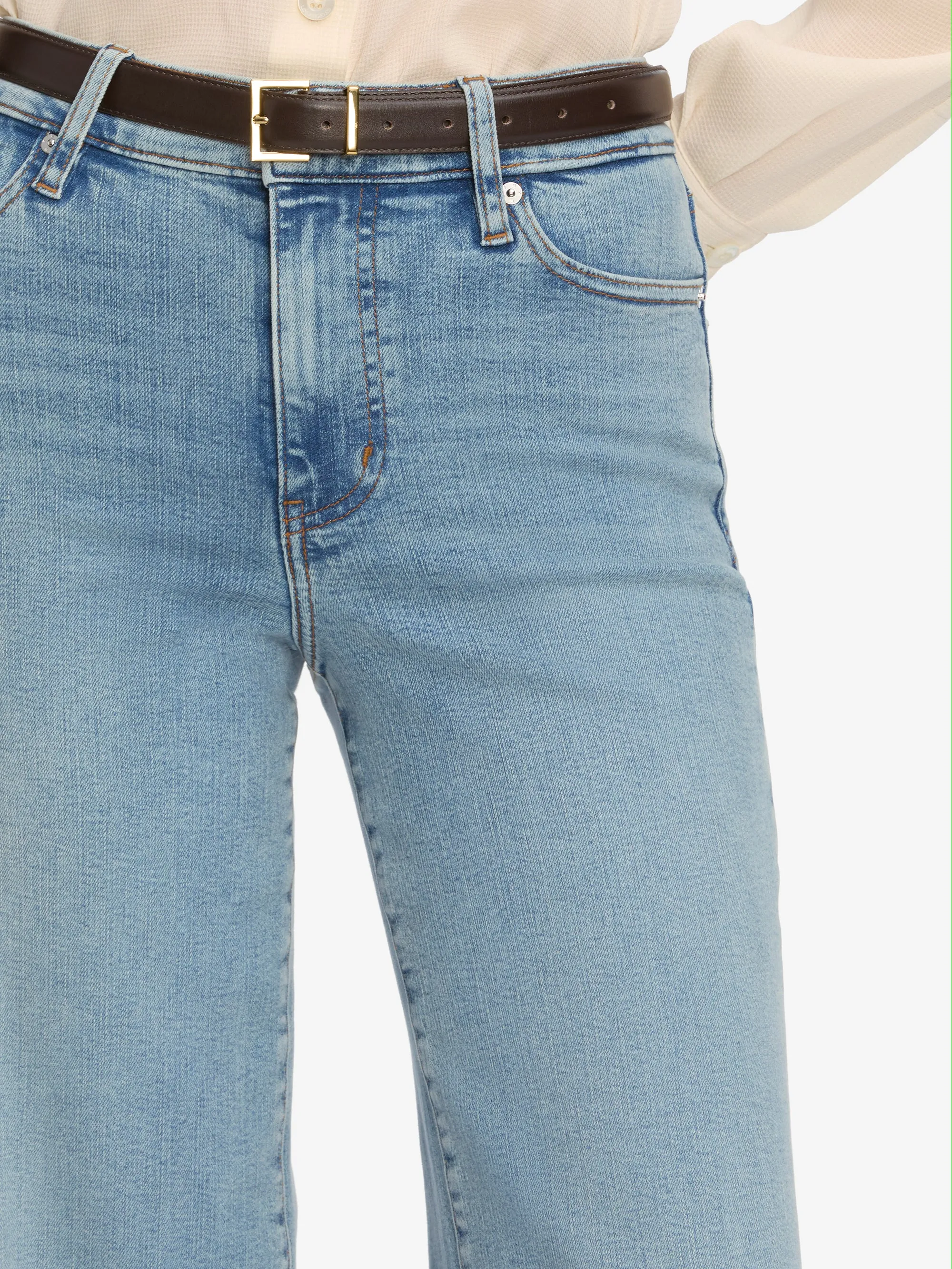 Le Slim Palazzo Crop -- Springs Raw After sold by Frame Denim product image thumbnail 4