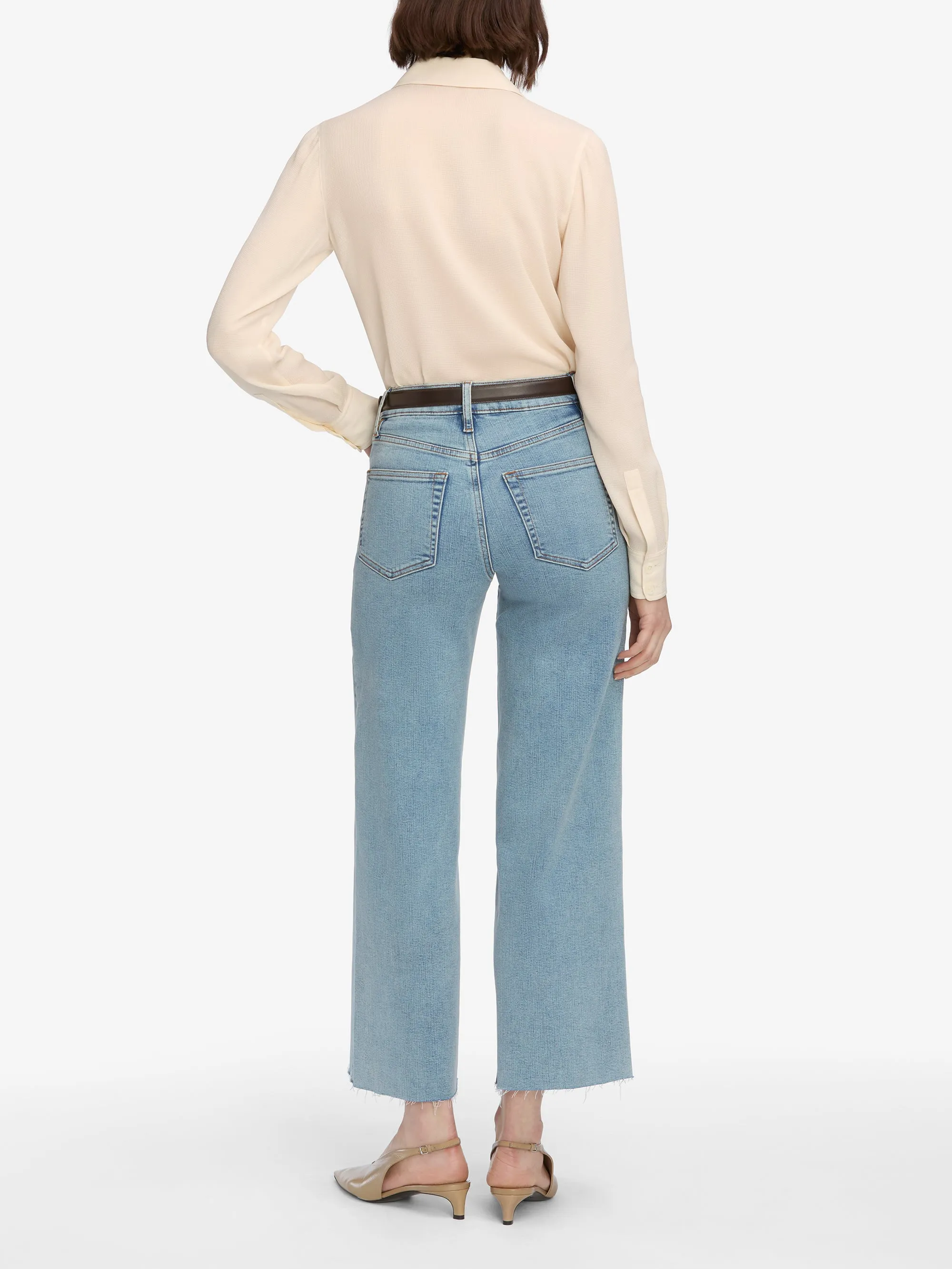 Le Slim Palazzo Crop -- Springs Raw After sold by Frame Denim product image thumbnail 5